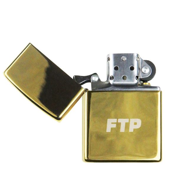 Supreme FTP 10th Year Anniversary Gold Zippo Style Lighter | Grailed