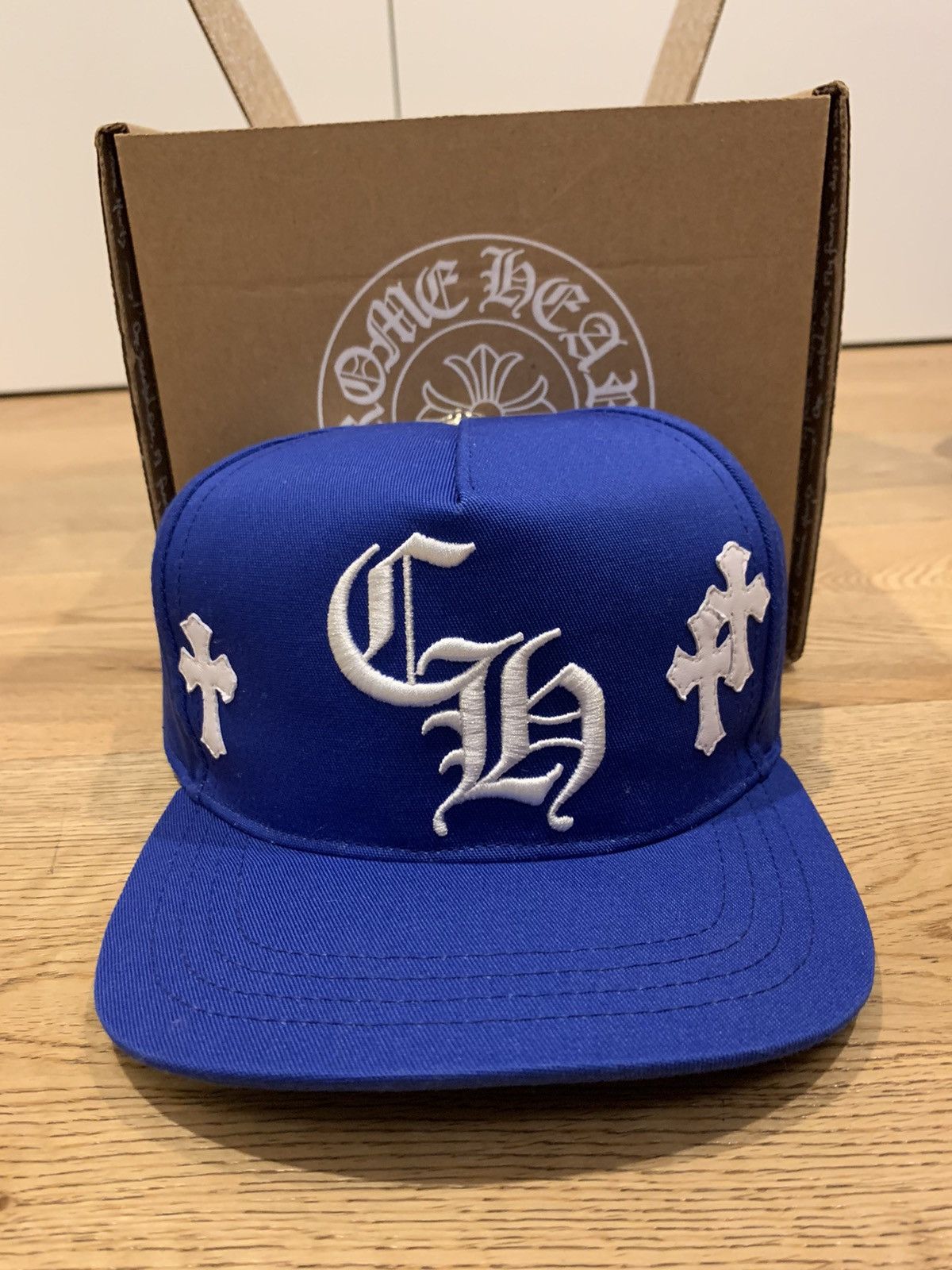 キャップ Chrome Hearts LA Exclusive Baseball Cap Dodger Blue Chrome Hearts LA Exclusive Baseball Cap Dodger Blue (CHROME