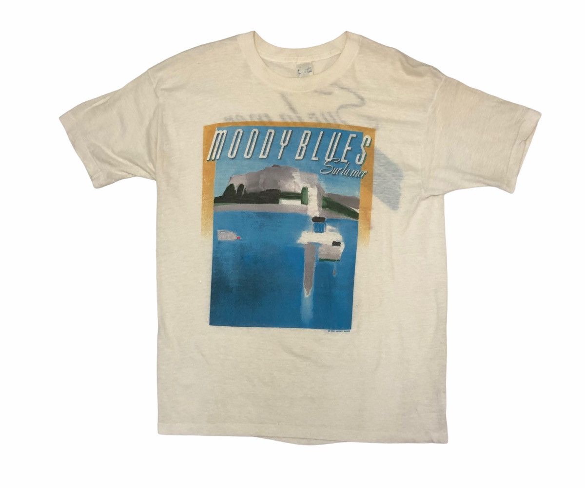 Vintage Vintage 80s 1988 The Moody Blues Sur La Mer Tour tee | Grailed