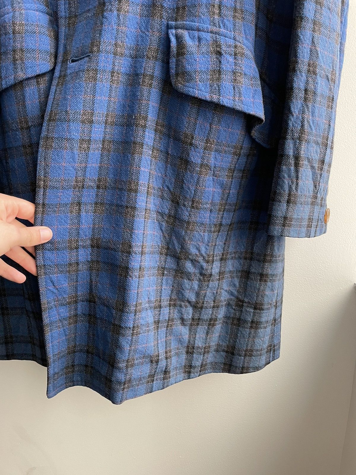 Yohji Yamamoto Yohji Yammamoto Homme Archive AW96 Plaid Coat Size US M / EU 48-50 / 2 - 4 Thumbnail