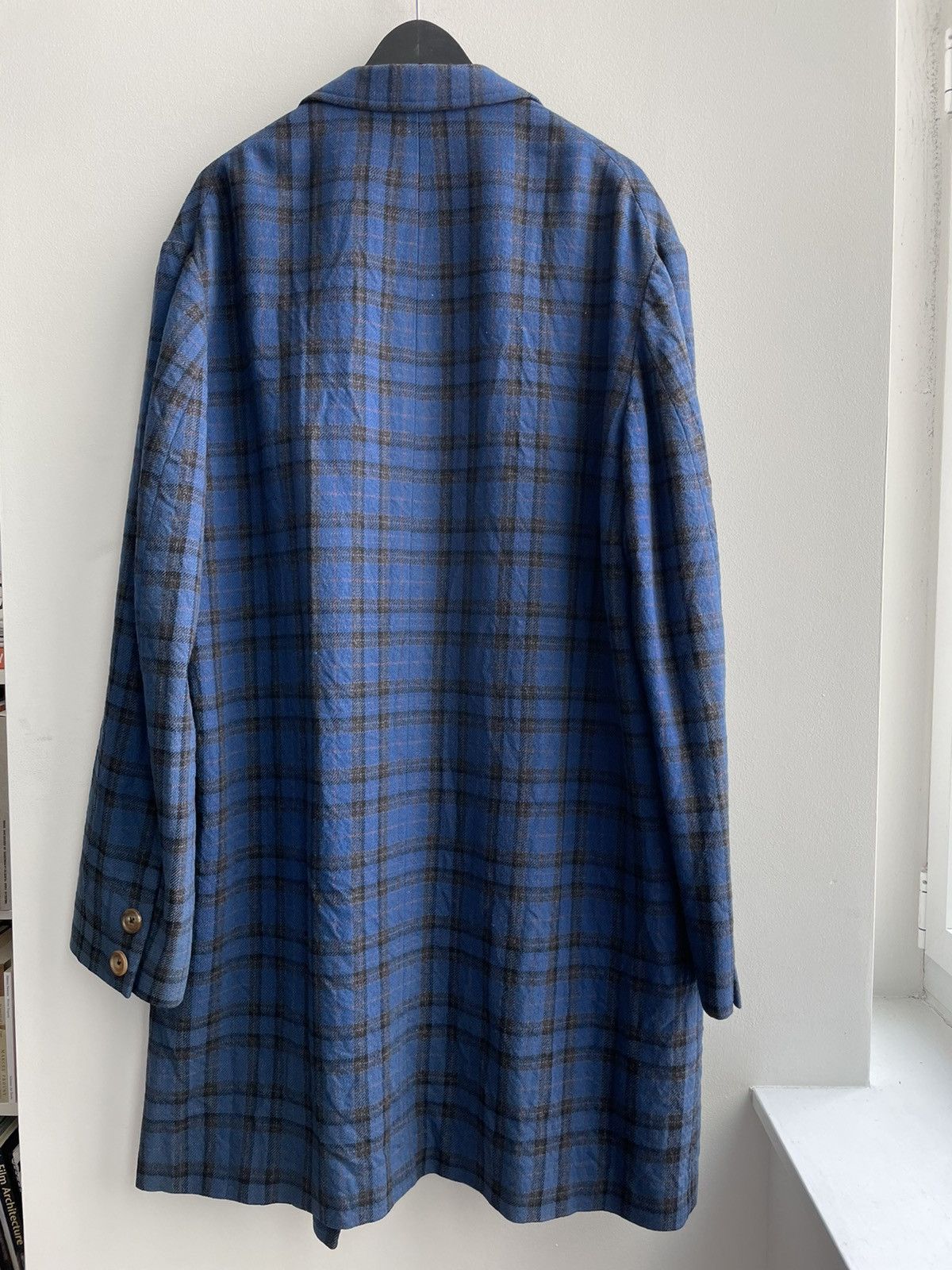 Yohji Yamamoto Yohji Yammamoto Homme Archive AW96 Plaid Coat Size US M / EU 48-50 / 2 - 2 Thumbnail