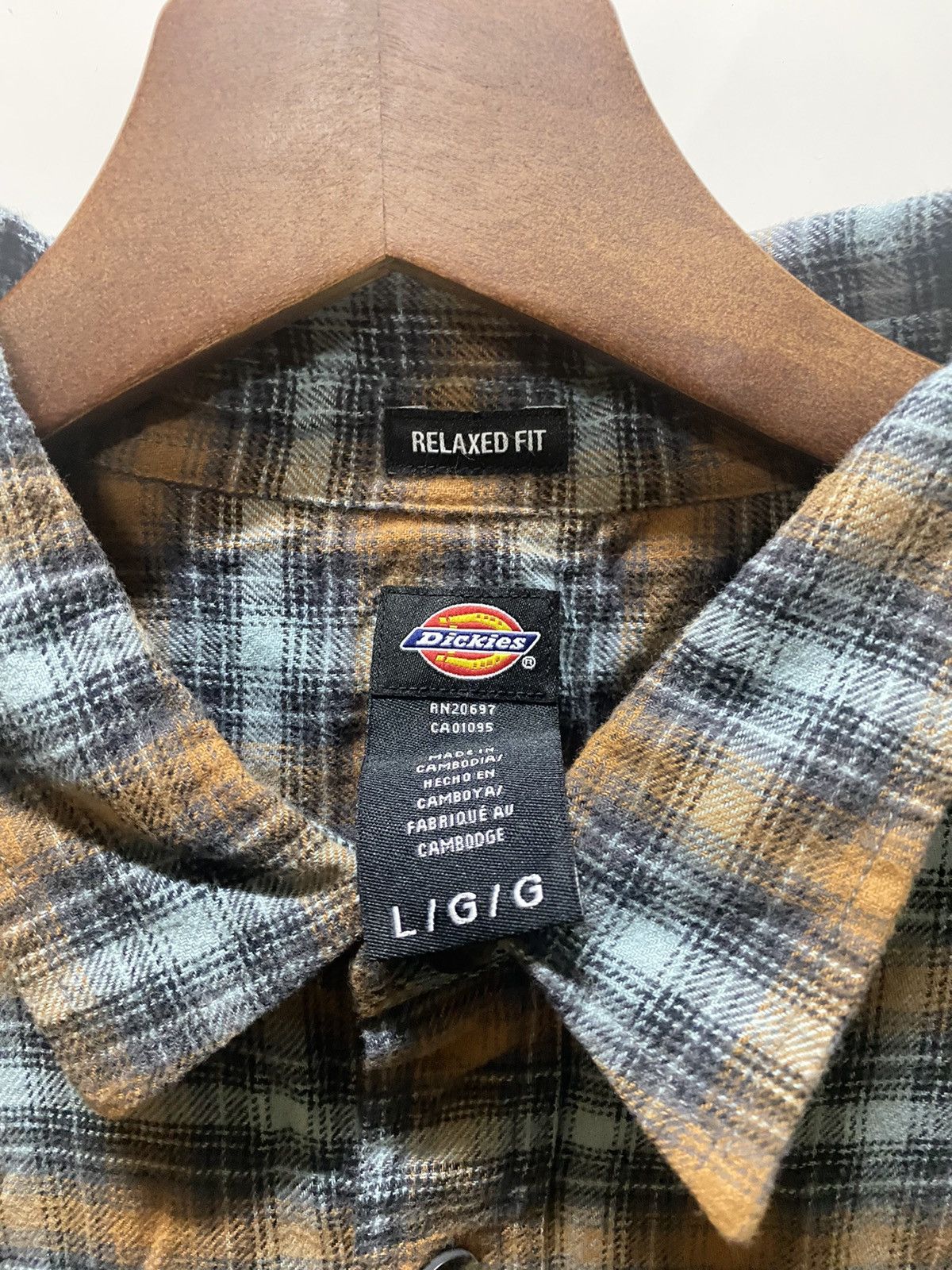Designer × Dickies × Flannel vintage 90s dickies tartan streetwear flannel size L k6 Size US L / EU 52-54 / 3 - 3 Thumbnail