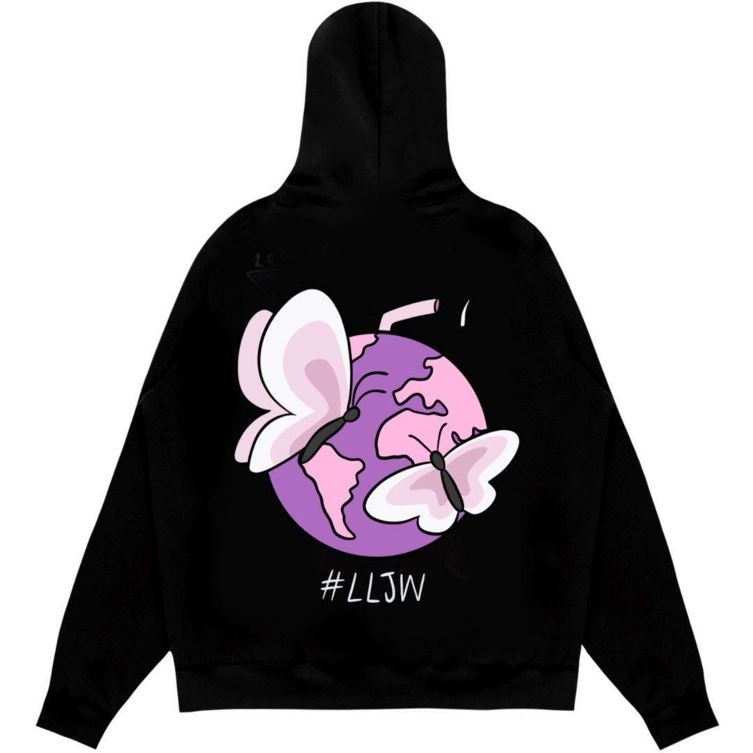 Juice wrld butterfly hoodie 2025