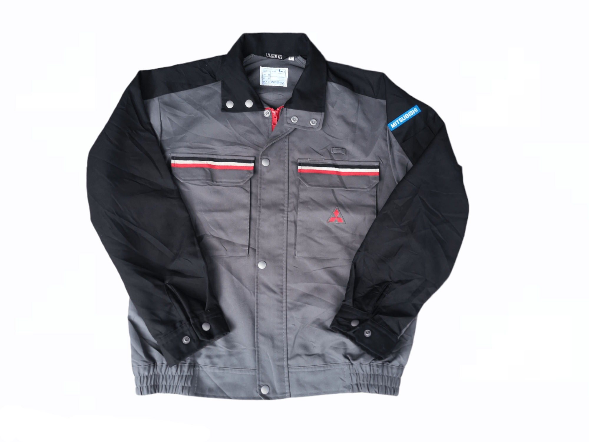 Japanese Brand × Vintage MITSUBISHI JAPAN AUTOMOTIVE BUSH JACKET Size US L / EU 52-54 / 3 - 11 Thumbnail