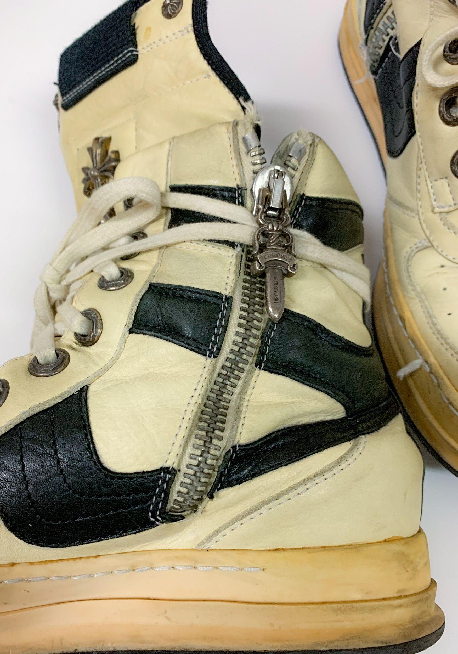 Chrome Hearts × Rick Owens Rick Owens x Chrome Hearts Dunks White & Black Rare! Size US 10 / EU 43 - 16 Thumbnail