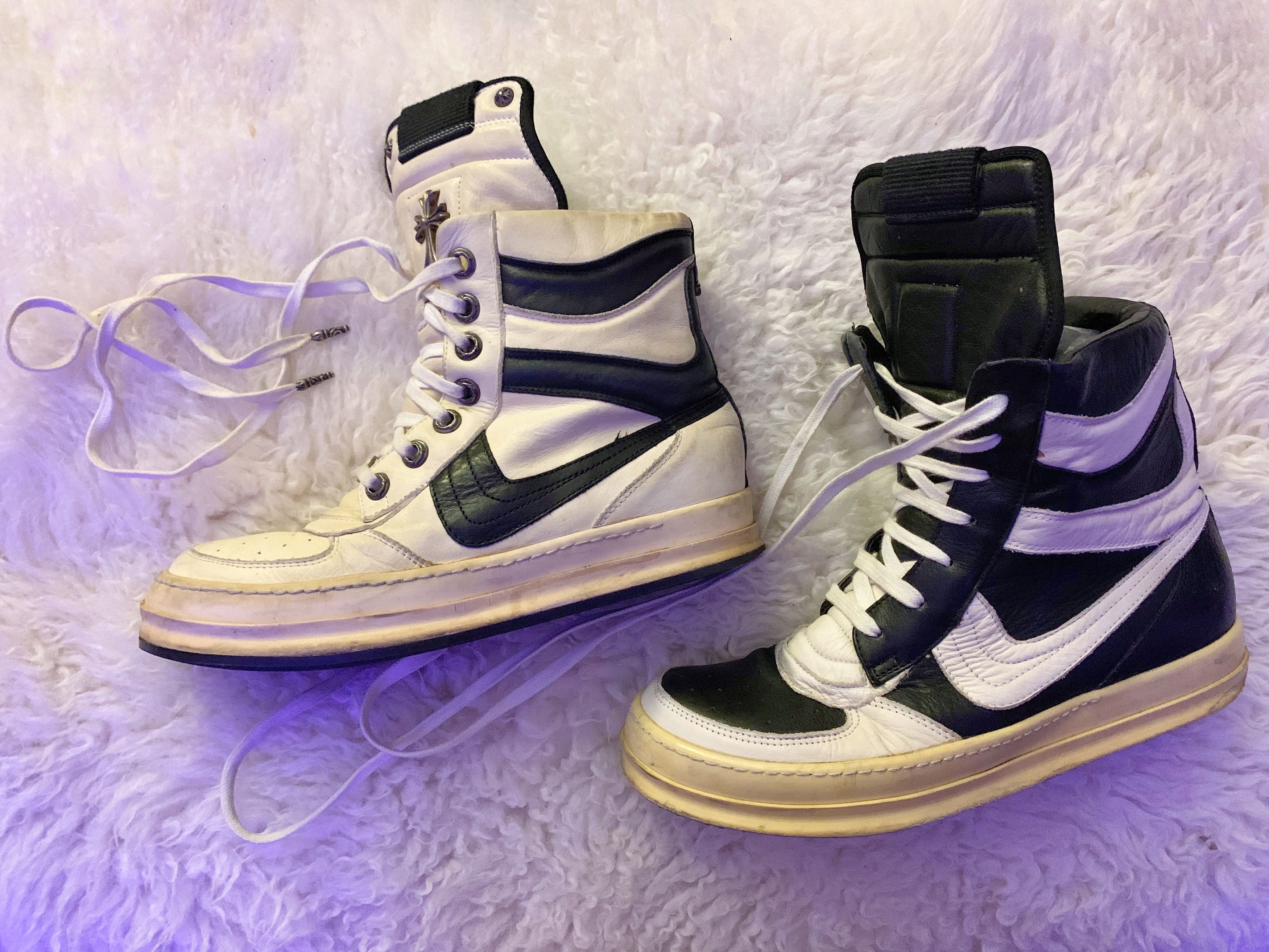 Chrome Hearts × Rick Owens Rick Owens x Chrome Hearts Dunks White & Black Rare! Size US 10 / EU 43 - 22 Thumbnail
