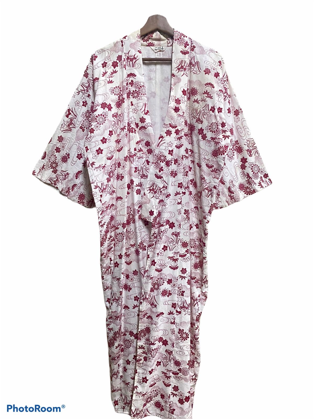 Japanese Brand vintage 90s chrysanthemum kimono robes BP2 Size US L / EU 52-54 / 3 - 1 Thumbnail