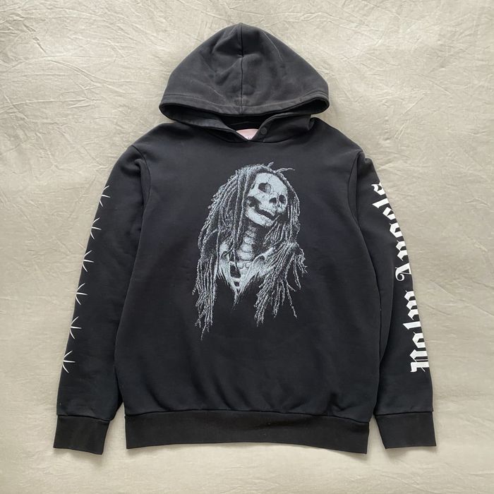 Palm angels skeleton online hoodie