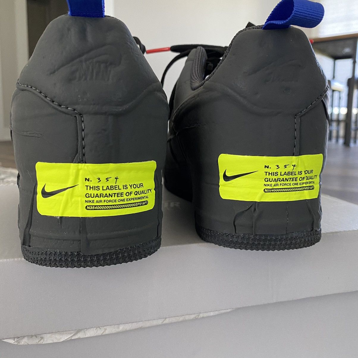 Nike Nike Experimental black Air Force 1 Size US 10.5 / EU 43-44 - 7 Thumbnail