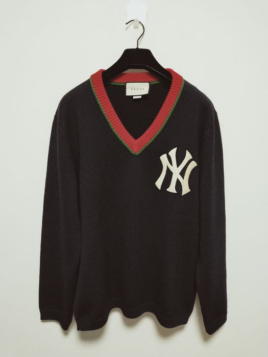 Gucci Gucci x Yankees Embroidered Knitwear, Grailed