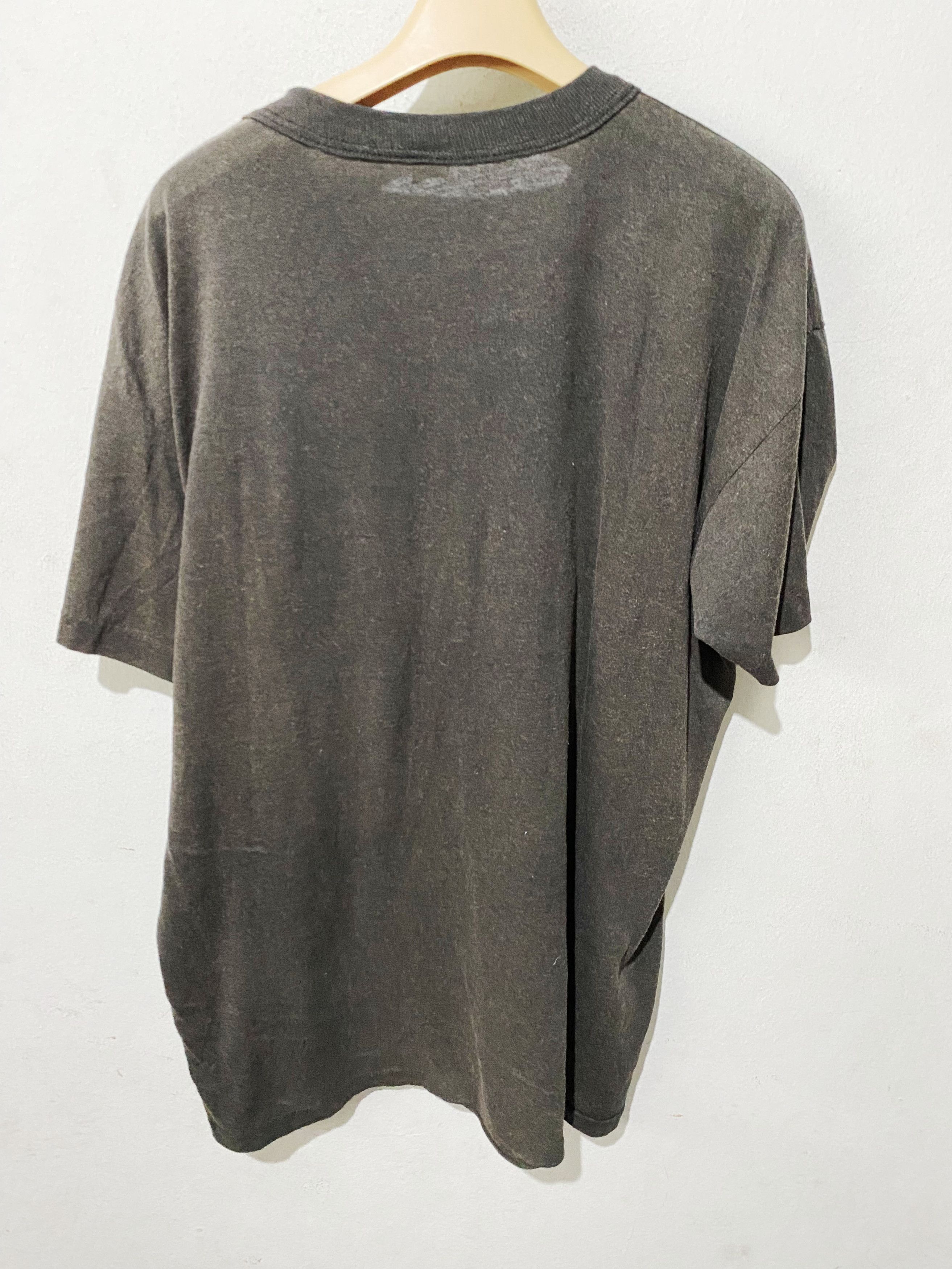 Band Tees × Vintage Vtg Banksy Shirt - no hoodie jacket biker leather boots Size US XL / EU 56 / 4 - 4 Thumbnail
