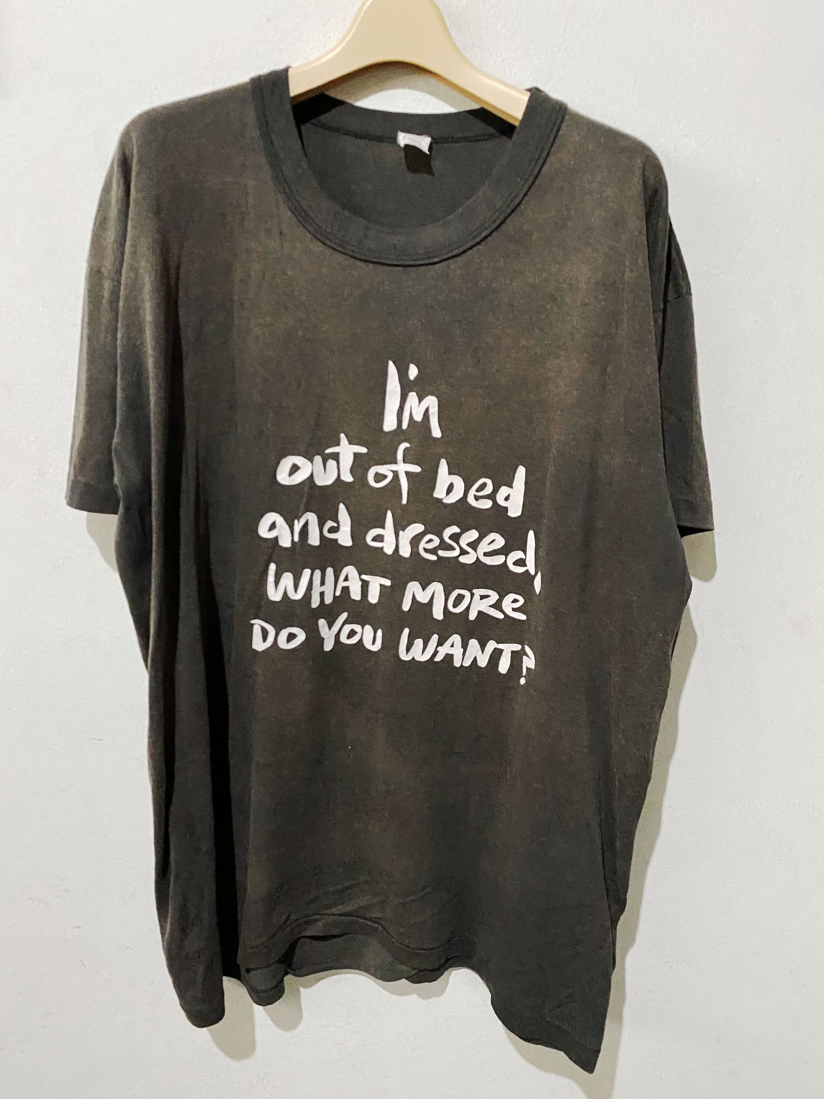 Band Tees × Vintage Vtg Banksy Shirt - no hoodie jacket biker leather boots Size US XL / EU 56 / 4 - 1 Thumbnail