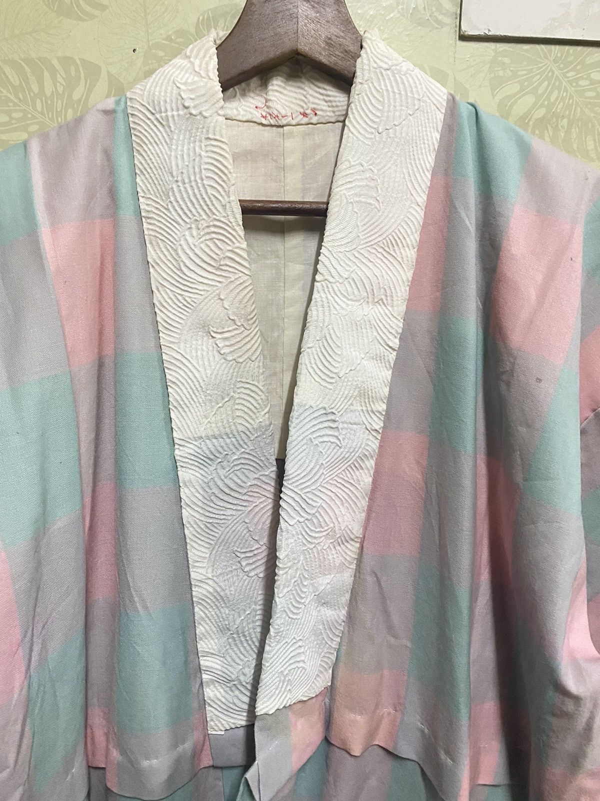 Designer × Japanese Brand vintage 90s checkered plaid kimono robes - BP2 Size US L / EU 52-54 / 3 - 3 Thumbnail