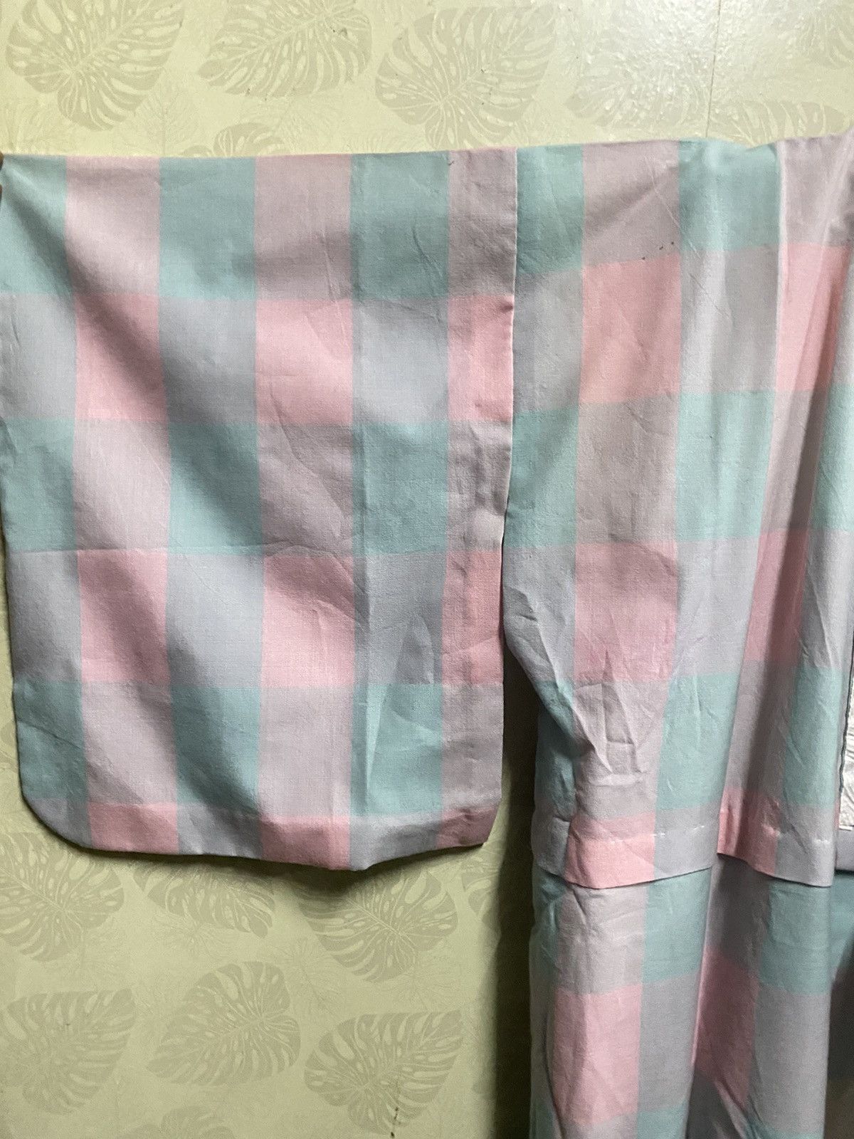 Designer × Japanese Brand vintage 90s checkered plaid kimono robes - BP2 Size US L / EU 52-54 / 3 - 4 Thumbnail
