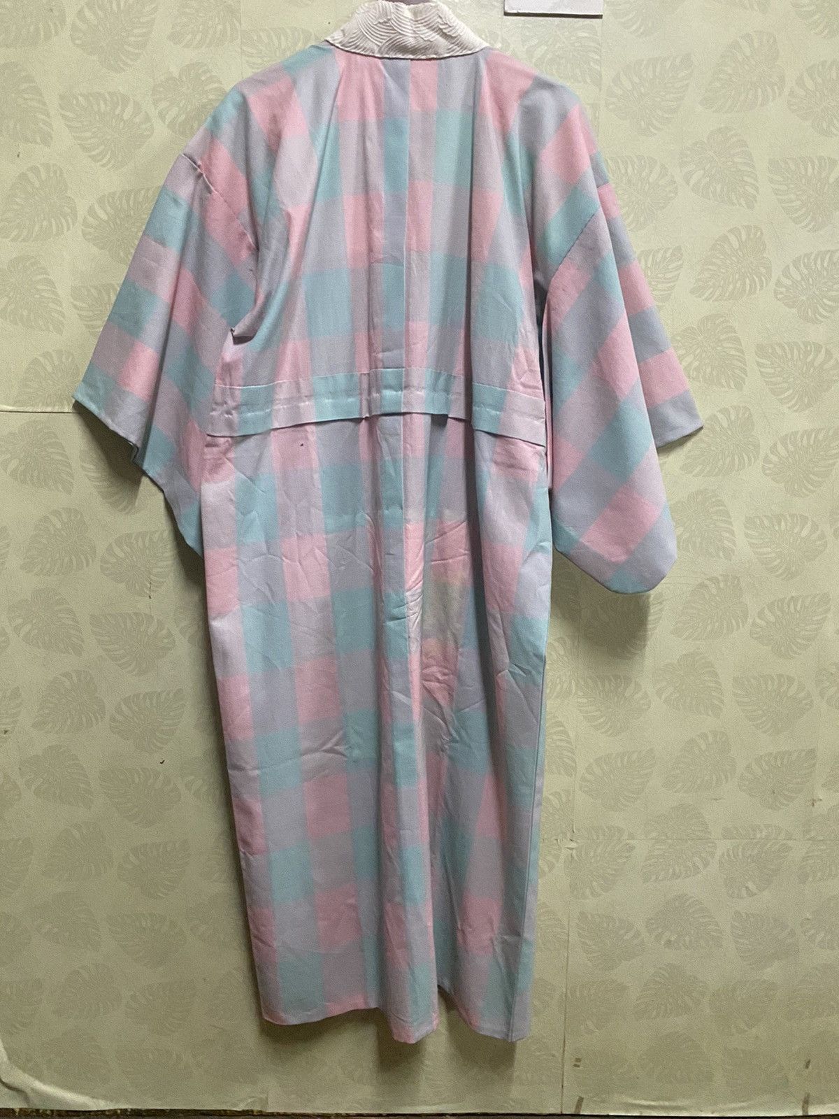 Designer × Japanese Brand vintage 90s checkered plaid kimono robes - BP2 Size US L / EU 52-54 / 3 - 6 Thumbnail