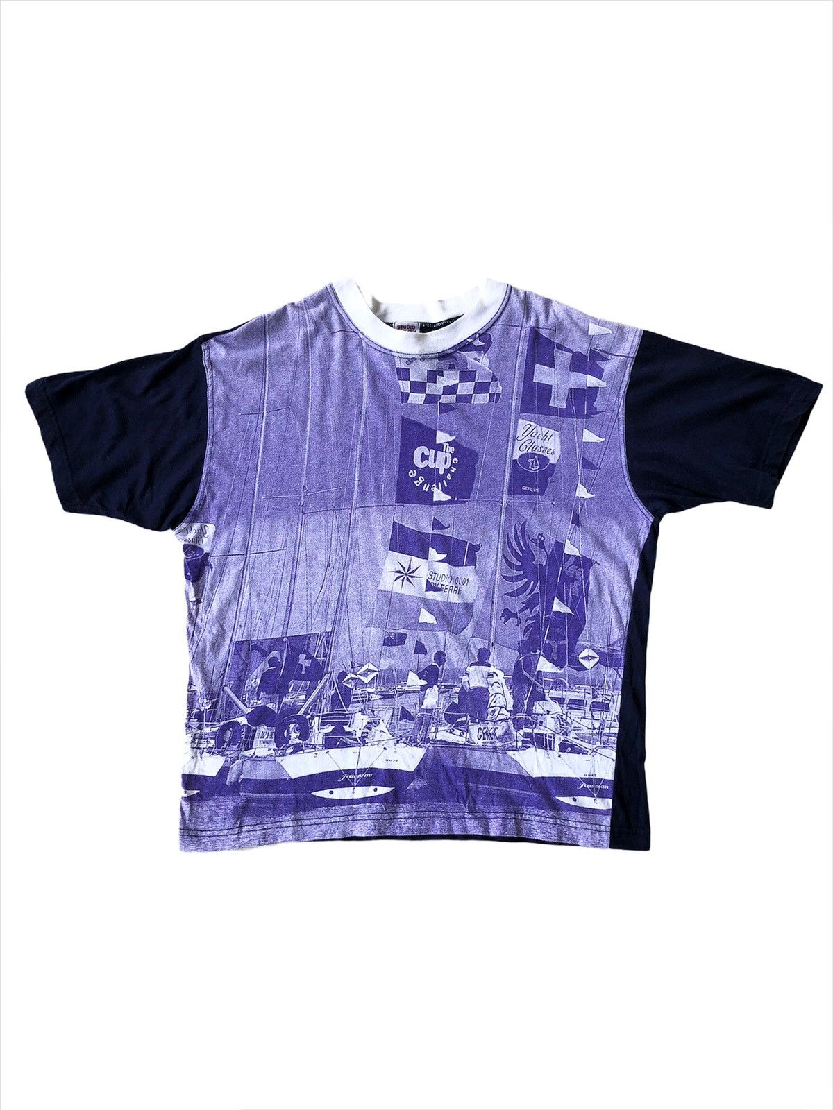 Gianfranco Ferre RARE🔥80s Gianfranco Ferre Sailing Cup OVP Shirt Size US L / EU 52-54 / 3 - 2 Thumbnail