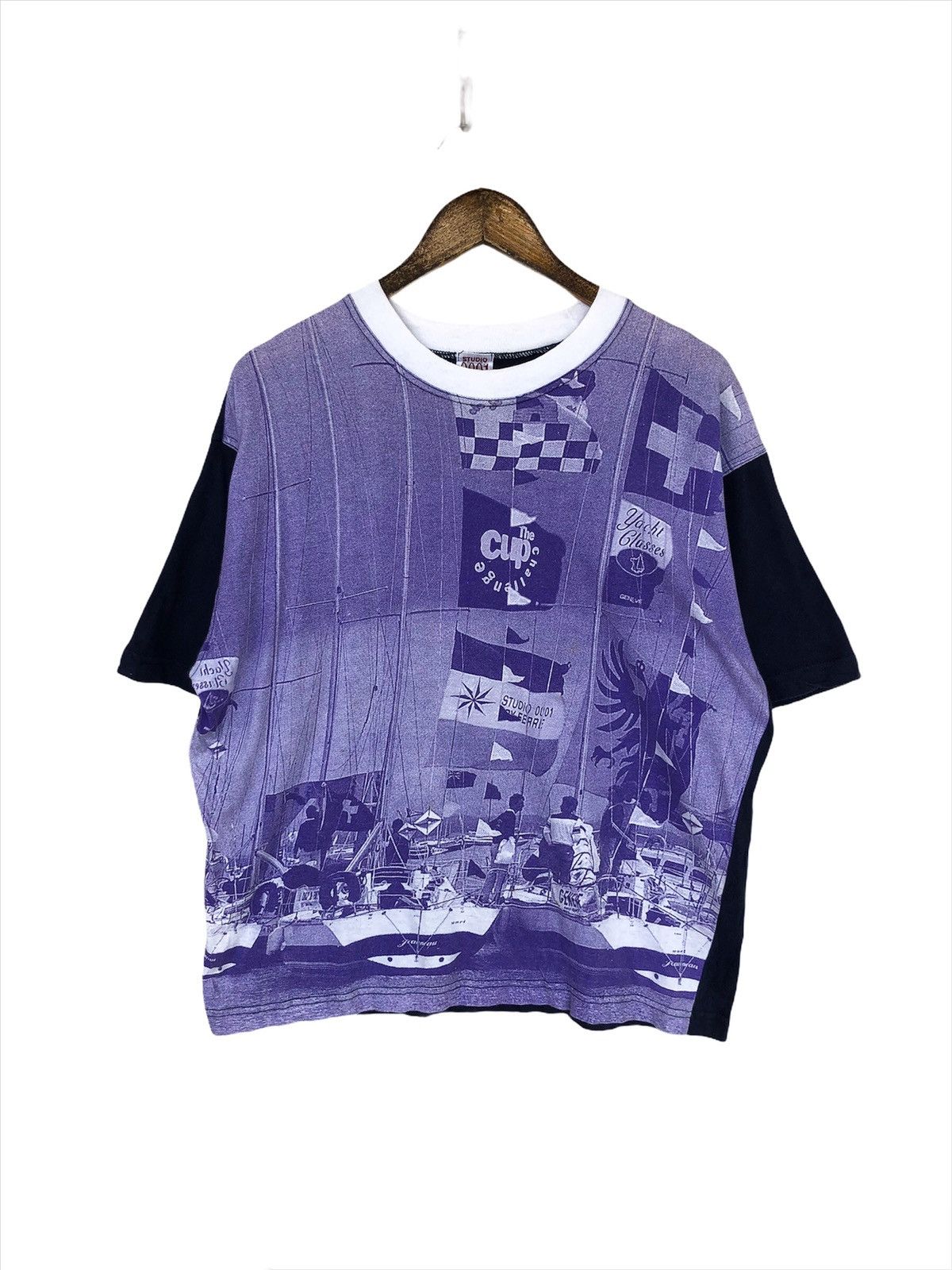 Gianfranco Ferre RARE🔥80s Gianfranco Ferre Sailing Cup OVP Shirt Size US L / EU 52-54 / 3 - 3 Thumbnail