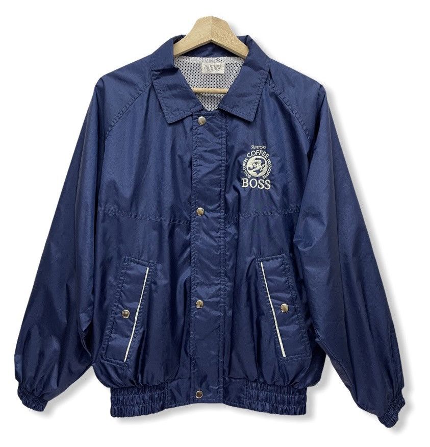Mr. Gentleman RARE! 90’s SUNTORY COFFEE BOSS Windbreaker Bomber Jacket Size US M / EU 48-50 / 2 - 1 Thumbnail