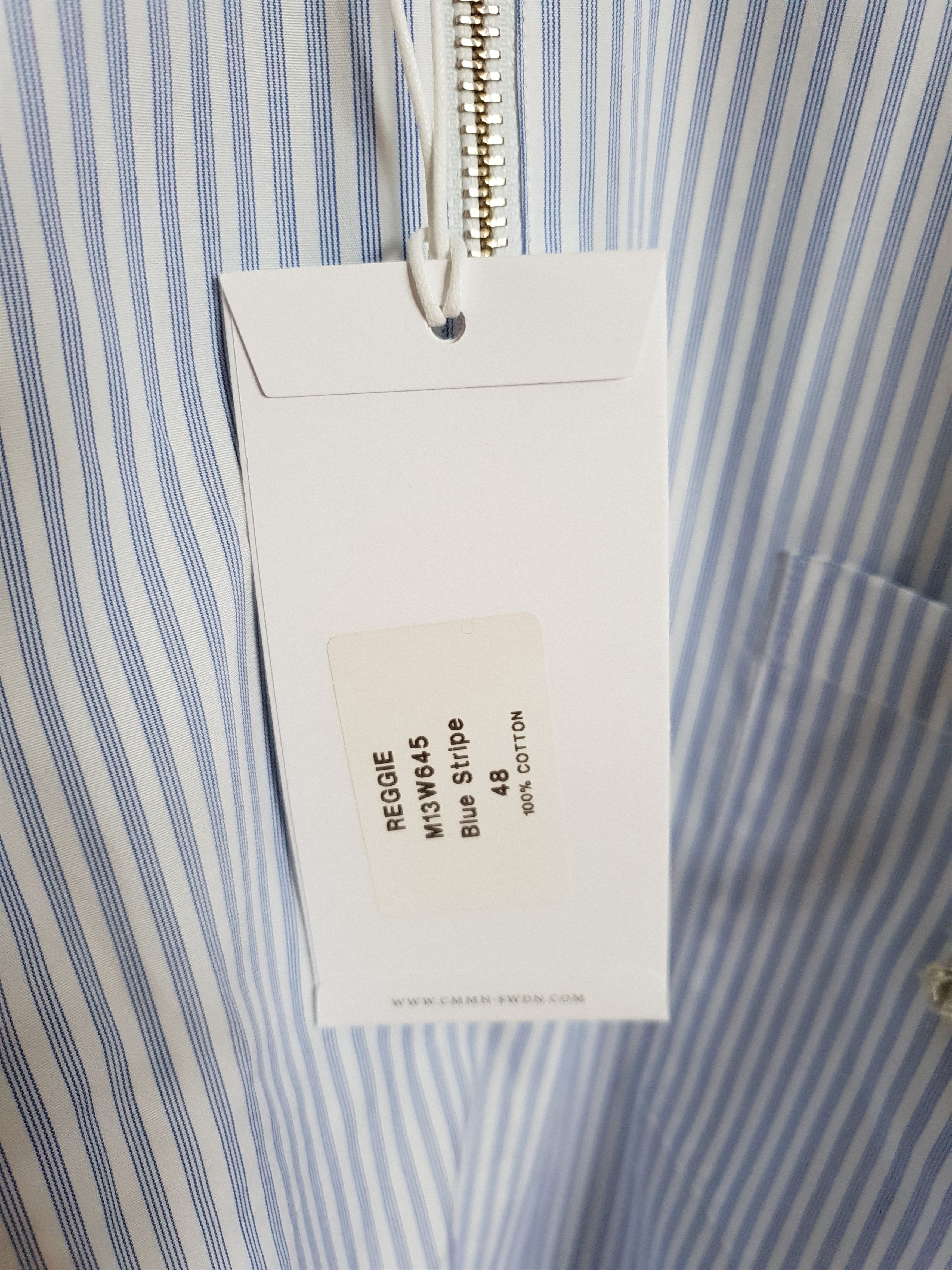 CMMN SWDN Reggie Zip Shirt Size US M / EU 48-50 / 2 - 4 Thumbnail