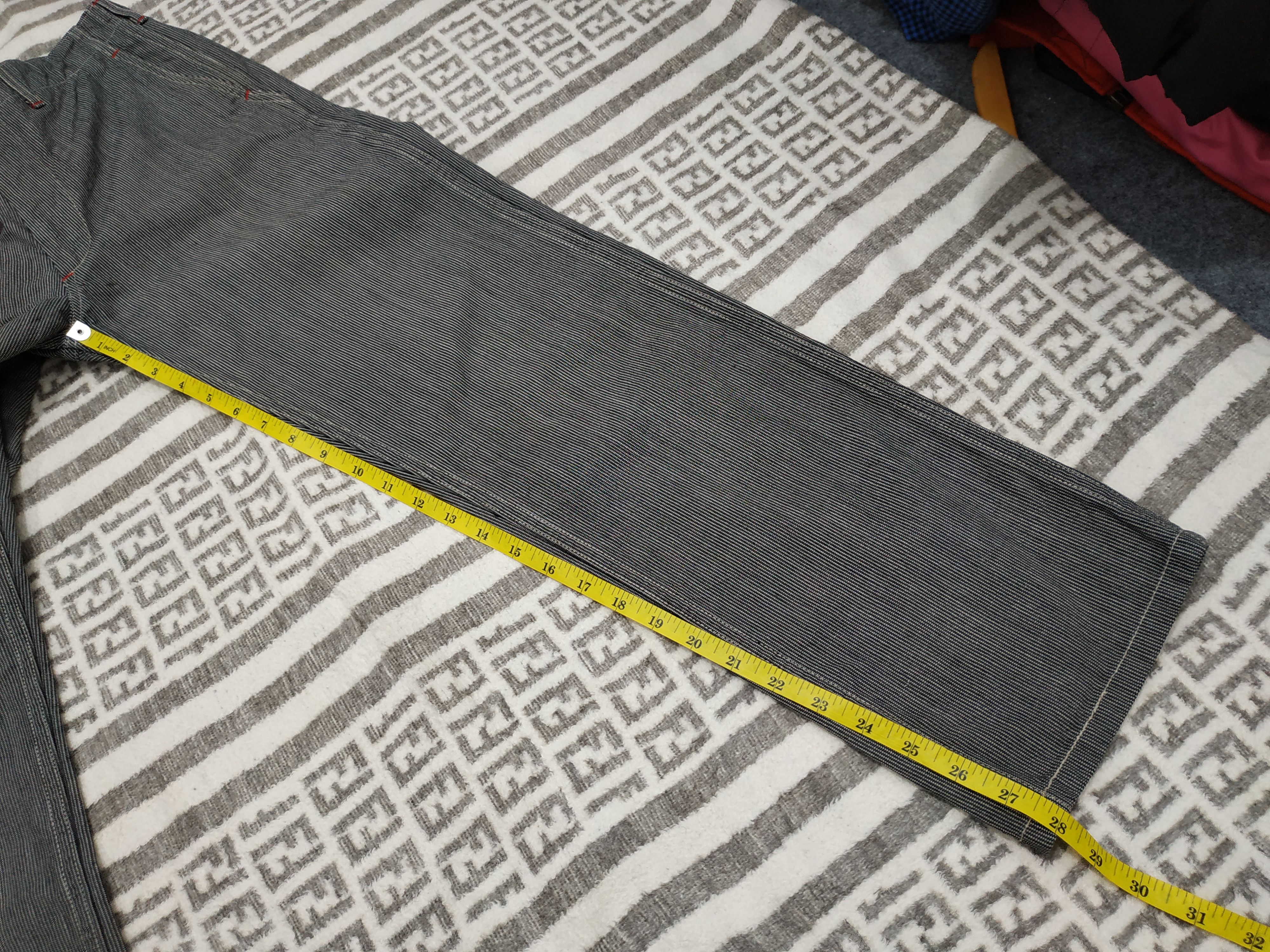 Sugar Cane × Toyo Enterprises Sugar cane Hickory Stripe Workwear Pants Size US 30 / EU 46 - 8 Thumbnail