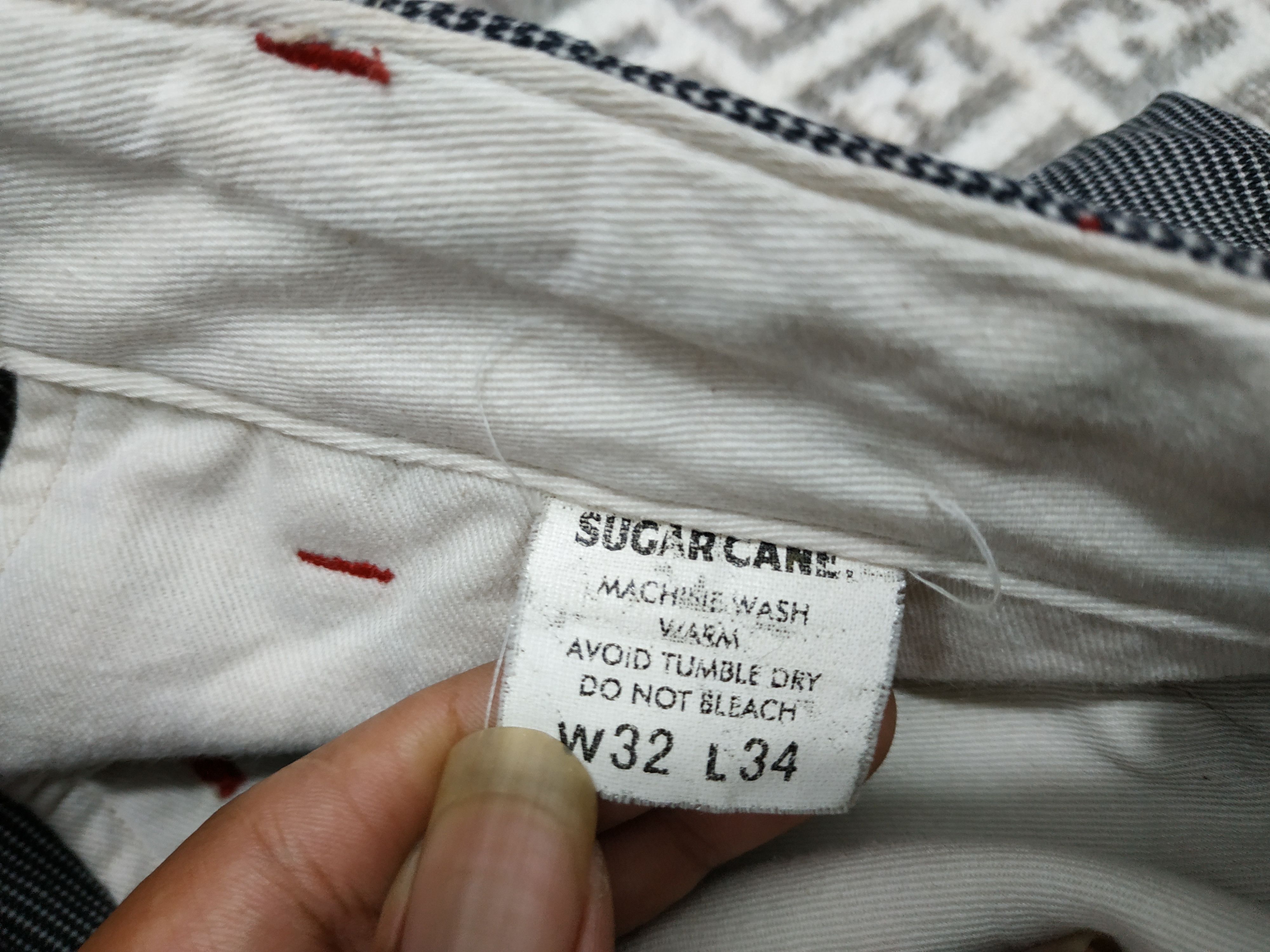 Sugar Cane × Toyo Enterprises Sugar cane Hickory Stripe Workwear Pants Size US 30 / EU 46 - 6 Thumbnail