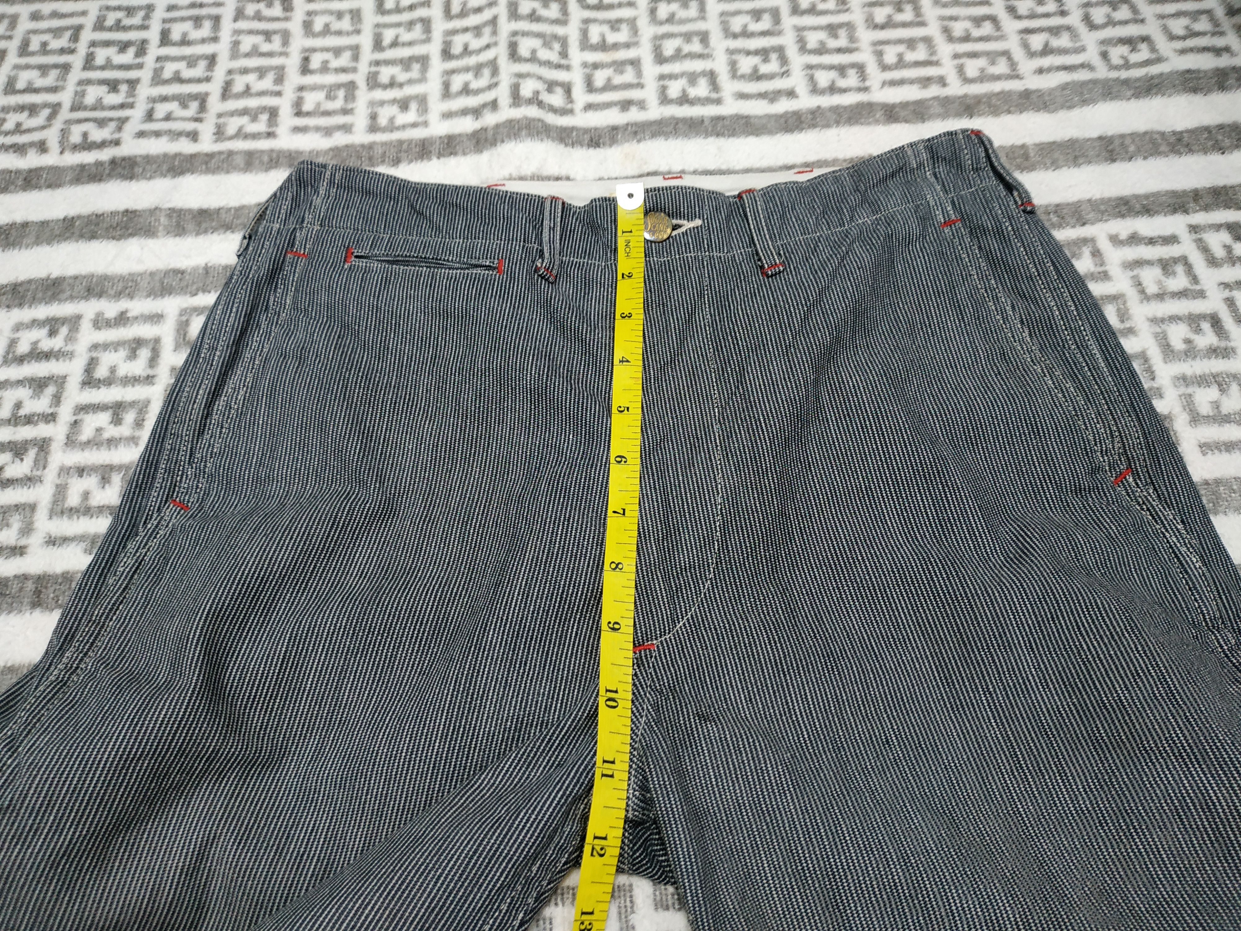 Sugar Cane × Toyo Enterprises Sugar cane Hickory Stripe Workwear Pants Size US 30 / EU 46 - 9 Thumbnail