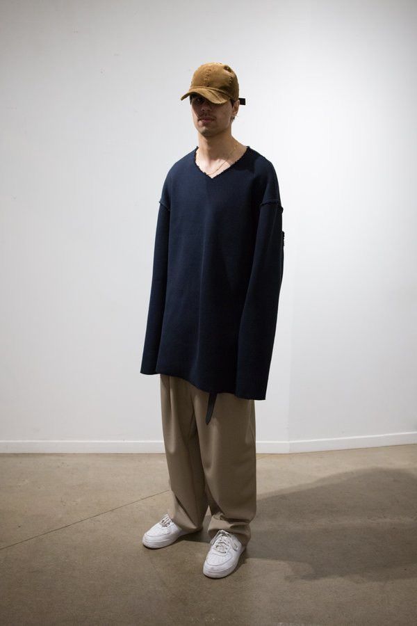 Camiel Fortgens Oversized Ribbed Sweater | Grailed