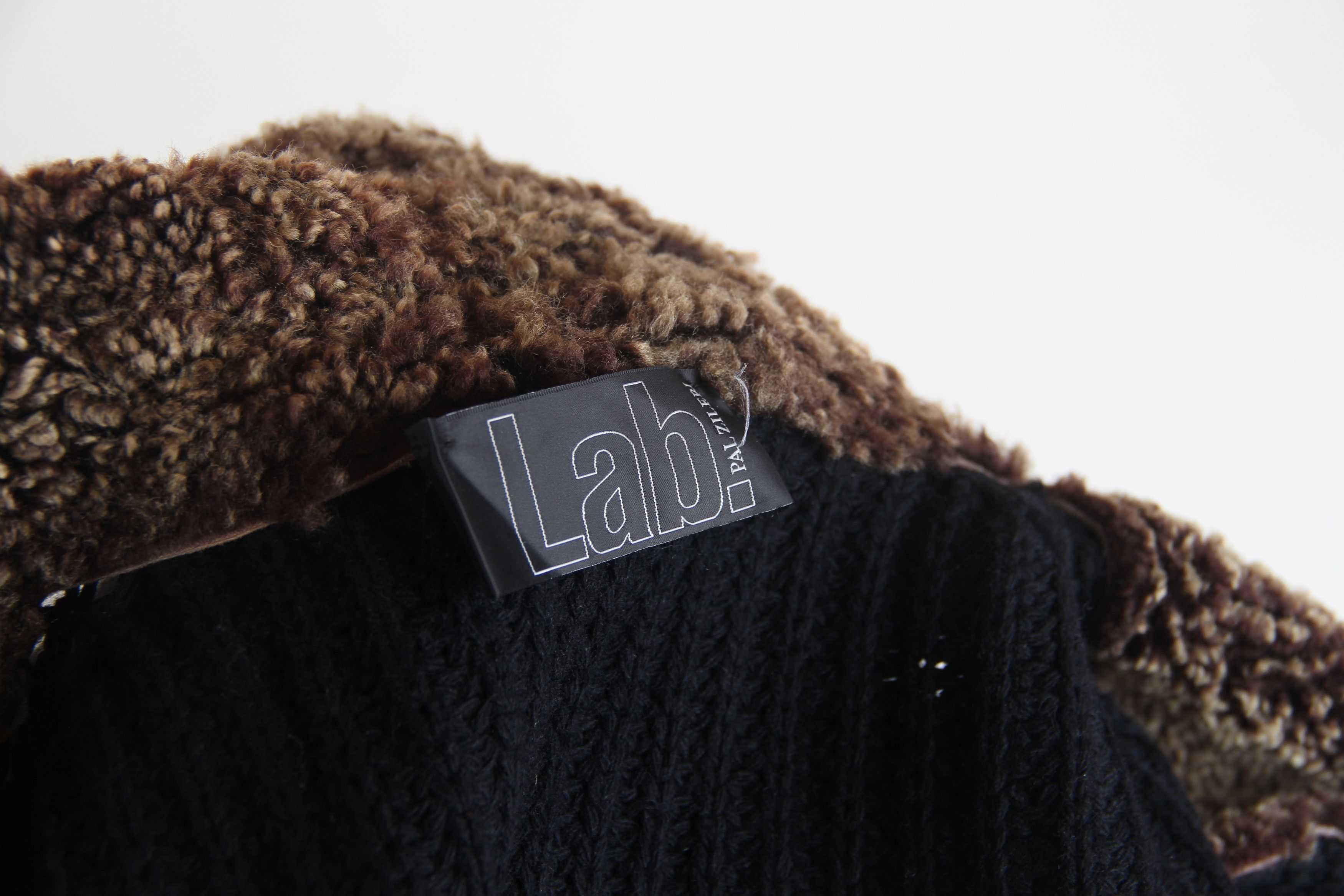 Lab Pal Zileri Shearling Wool Mouton Jacket sz 50 002863