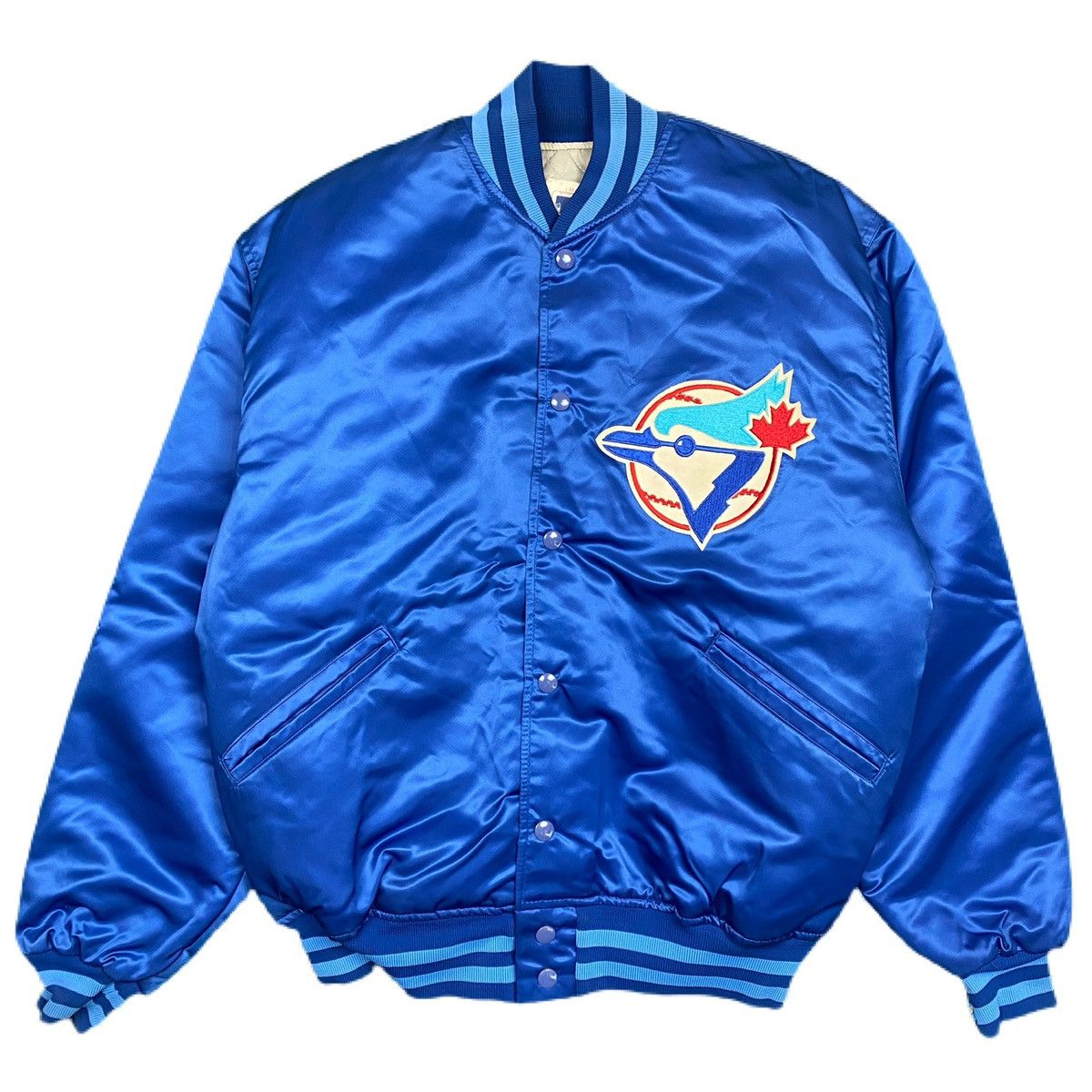 Vintage Vintage Toronto blue Jays satin jacket Grailed