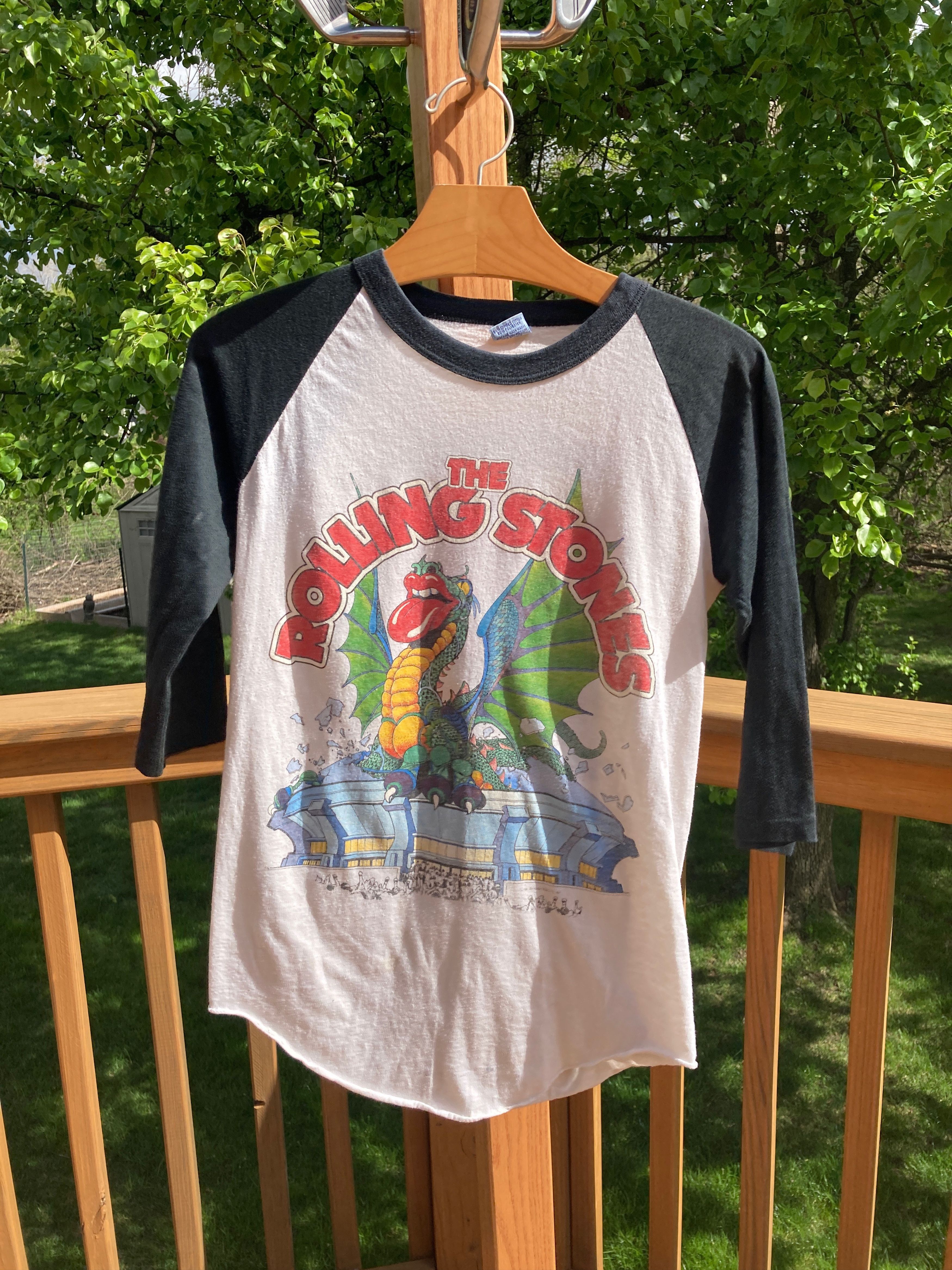 1981 Rolling Stones Tour T-Shirt Tops