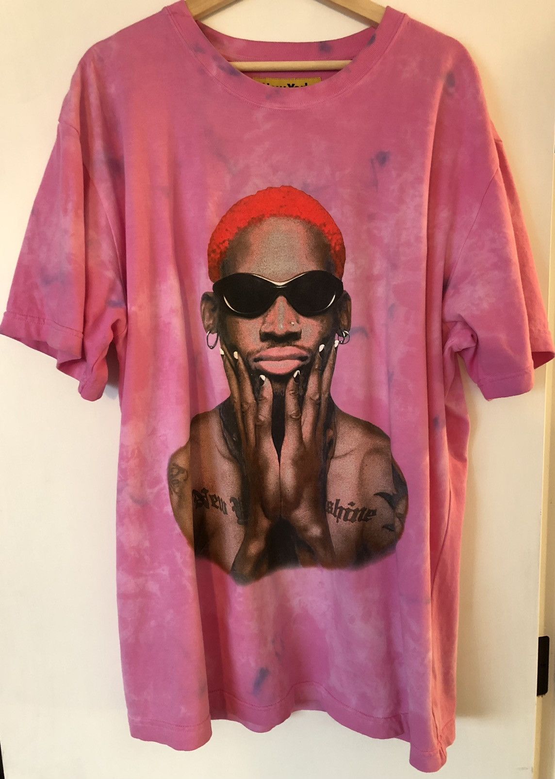 New York Sunshine New York Sunshine Dennis Rodman Tee XXL PINK 