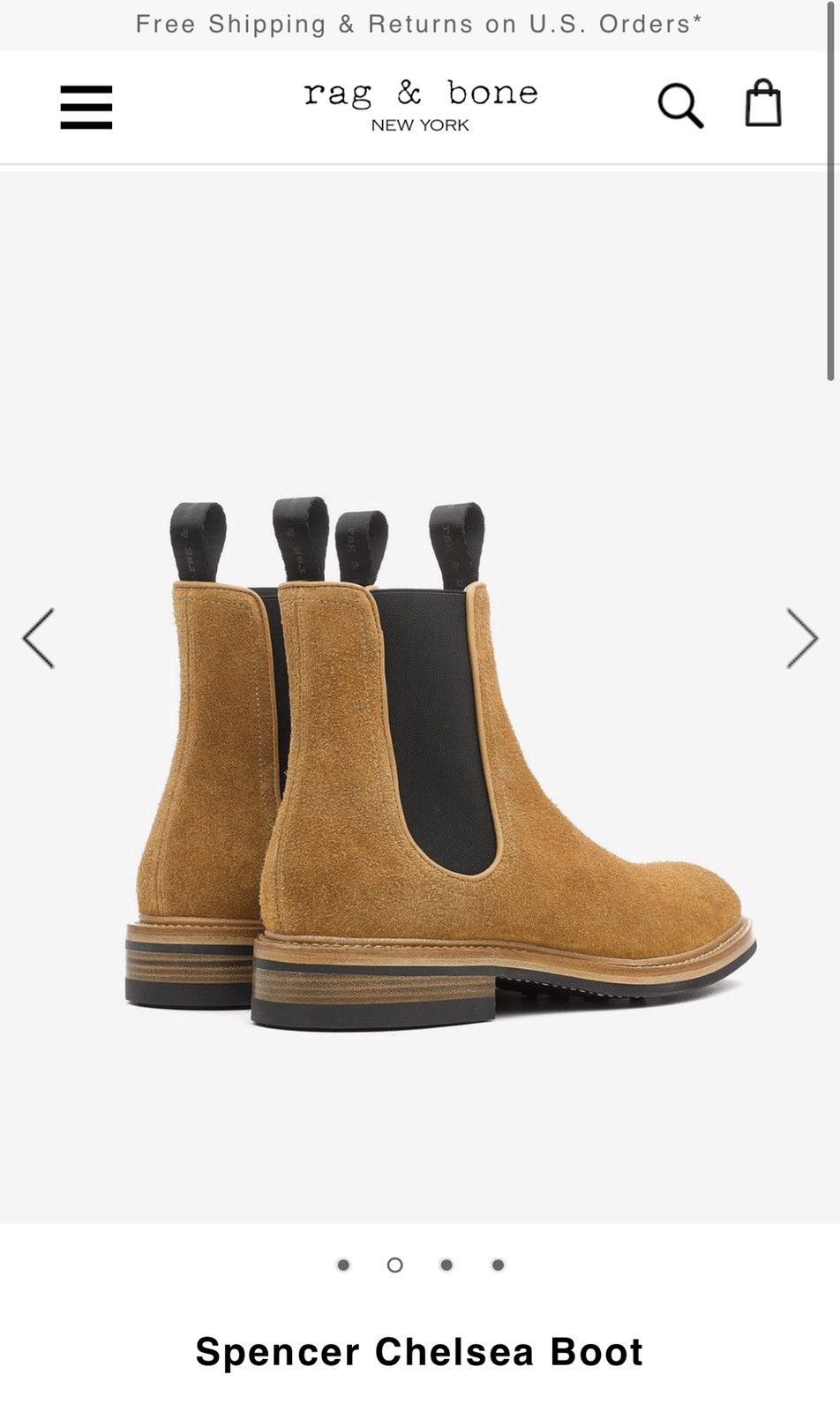 Rag & Bone Rag & Bone Spencer Chelsea boots - Chestnut Size US 10 / EU 43 - 5 Thumbnail