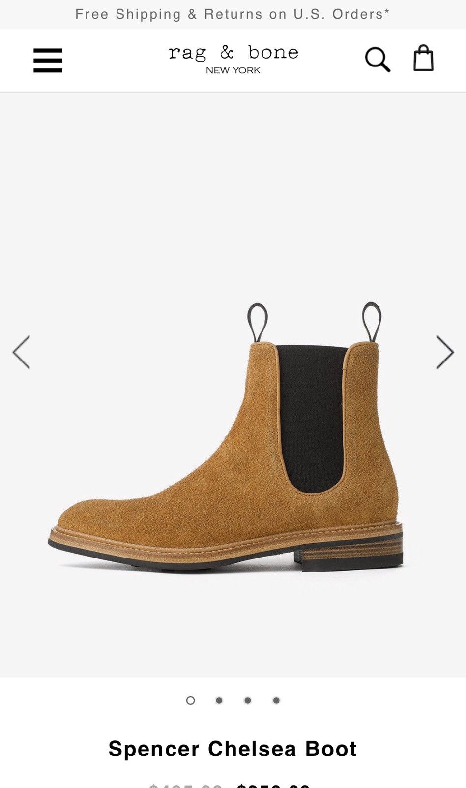 Rag & Bone Rag & Bone Spencer Chelsea boots - Chestnut Size US 10 / EU 43 - 4 Thumbnail
