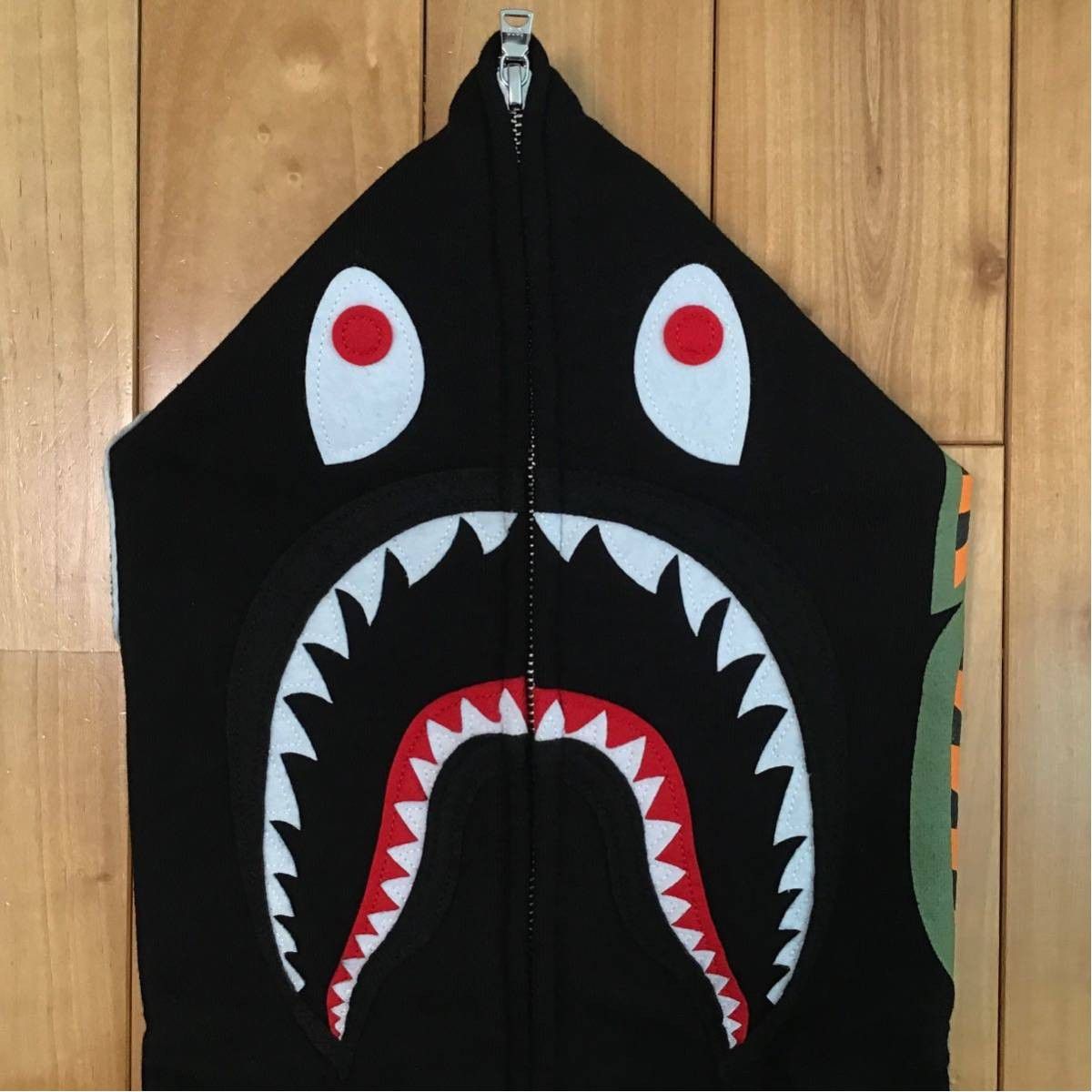 Bape BAPE Shark full zip hoodie black Size US M / EU 48-50 / 2 - 3 Thumbnail