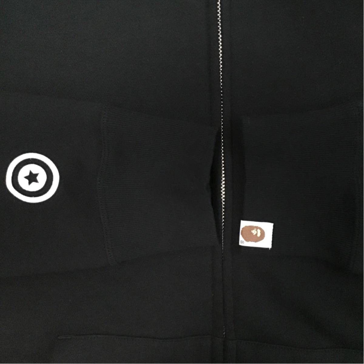 Bape BAPE Shark full zip hoodie black Size US M / EU 48-50 / 2 - 7 Thumbnail