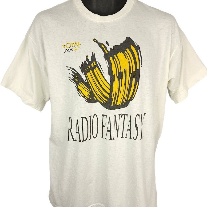 Total Look Radio Fantasy T Shirt Vintage 80s 90s Color