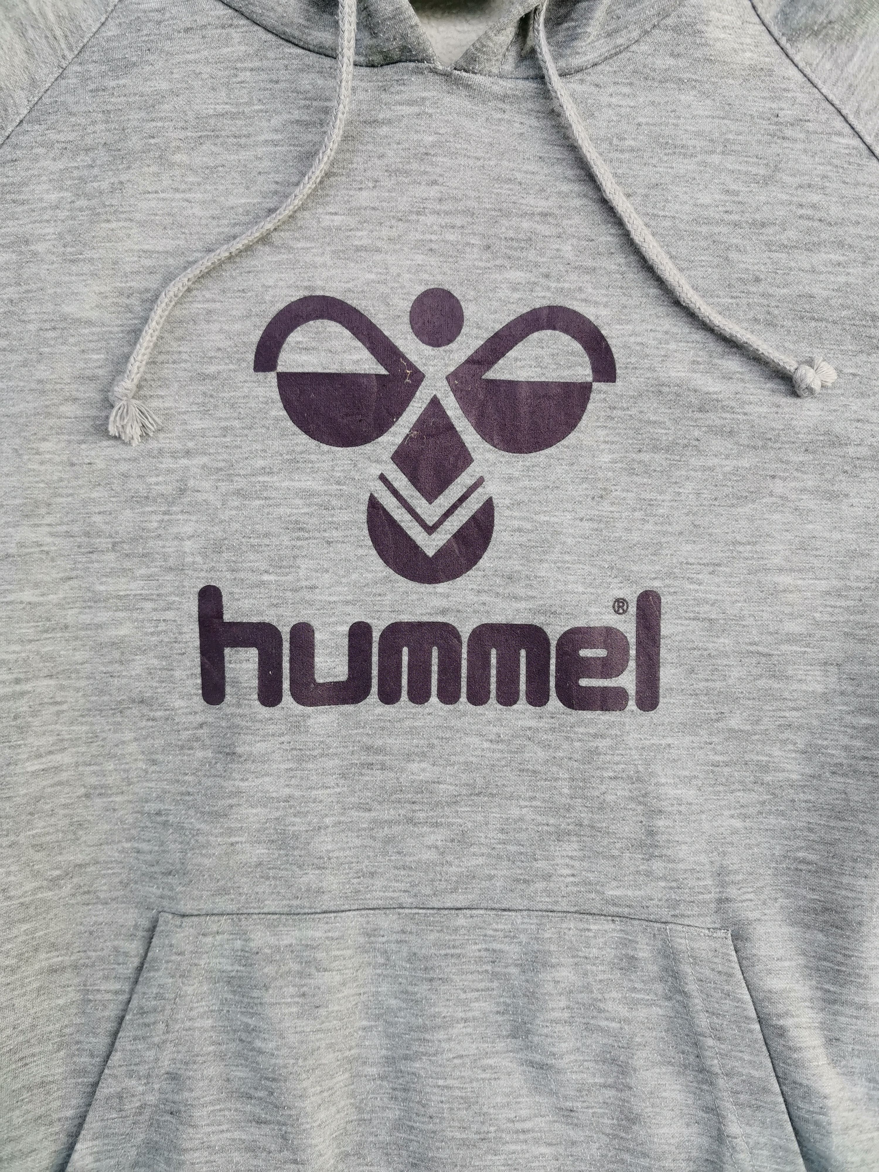Japanese Brand Hummel Big Logo Hoodie Sweatshirt Size US L / EU 52-54 / 3 - 9 Thumbnail