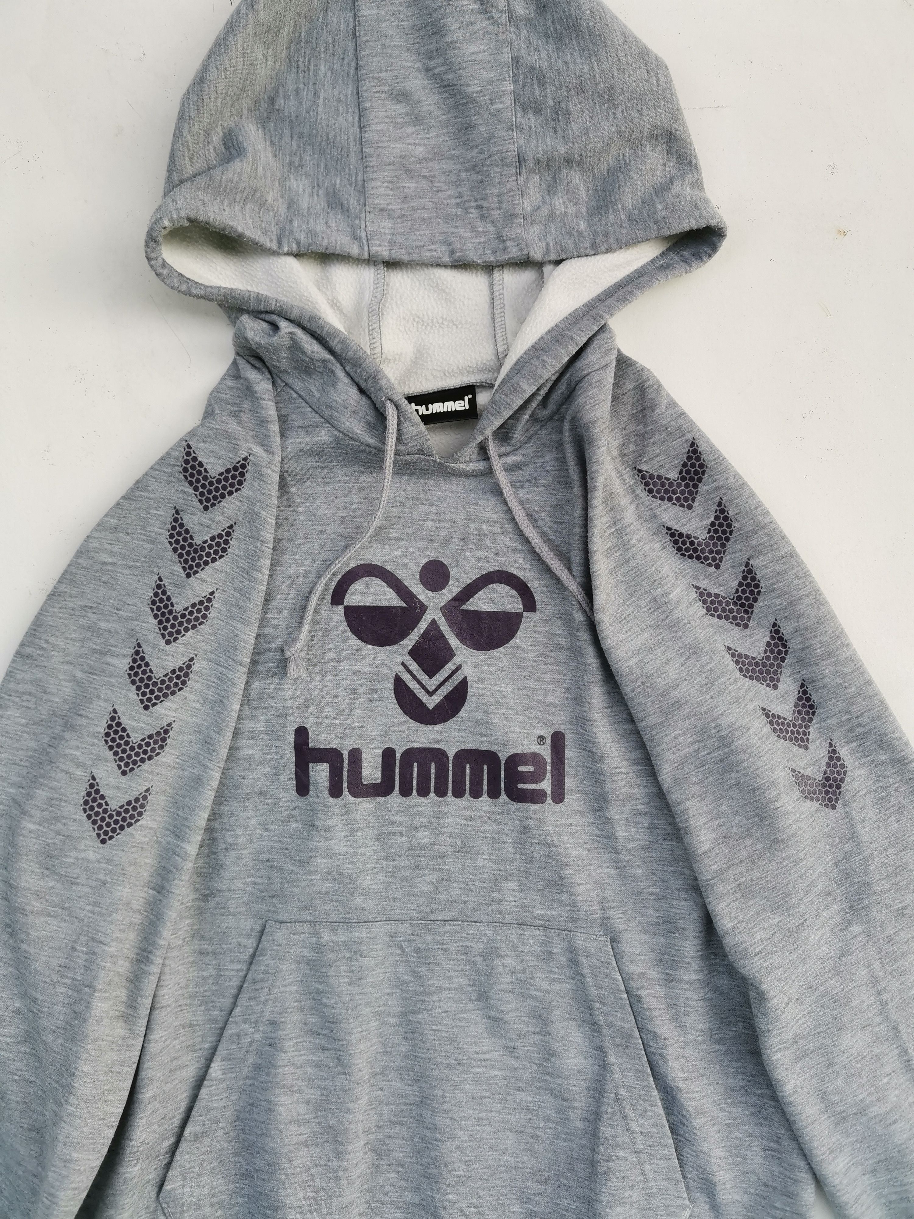 Japanese Brand Hummel Big Logo Hoodie Sweatshirt Size US L / EU 52-54 / 3 - 7 Thumbnail