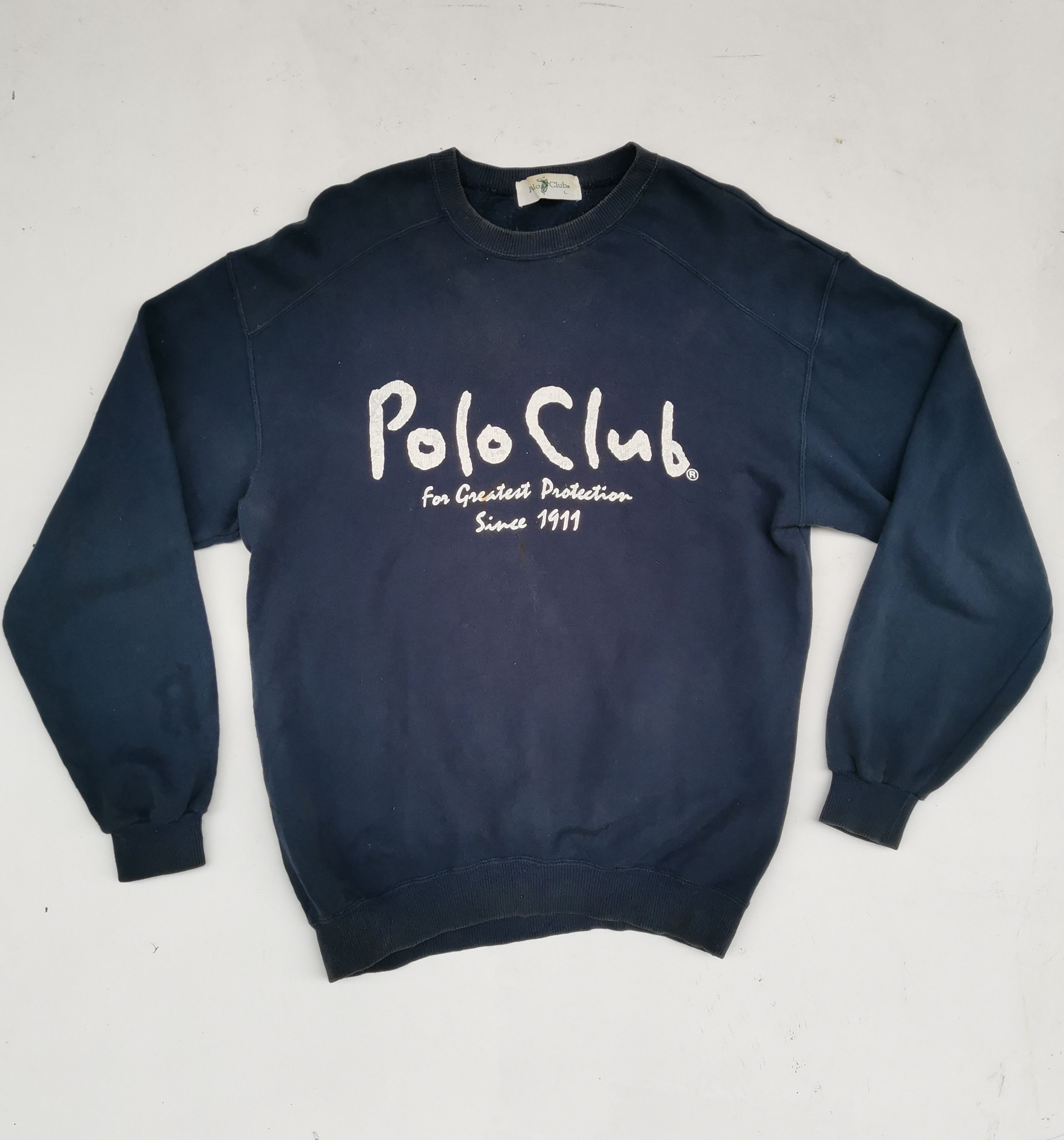 Japanese Brand Polo Club Big Logo Sweatshirt Size US L / EU 52-54 / 3 - 1 Thumbnail