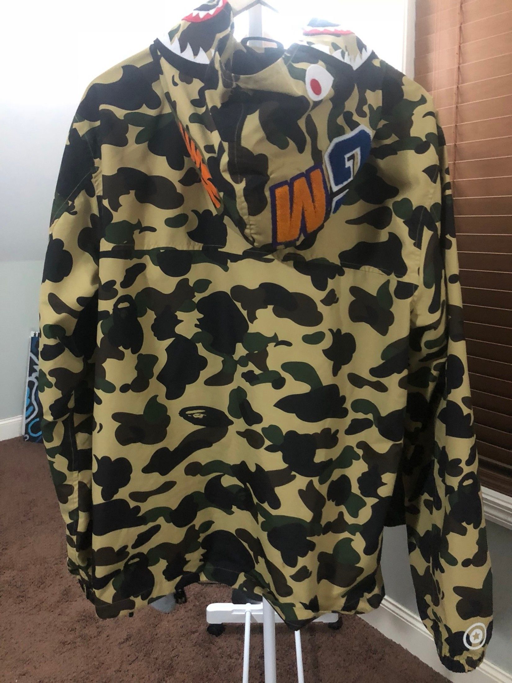 Bape Yellow camo shark jacket Size US XL / EU 56 / 4 - 1 Thumbnail