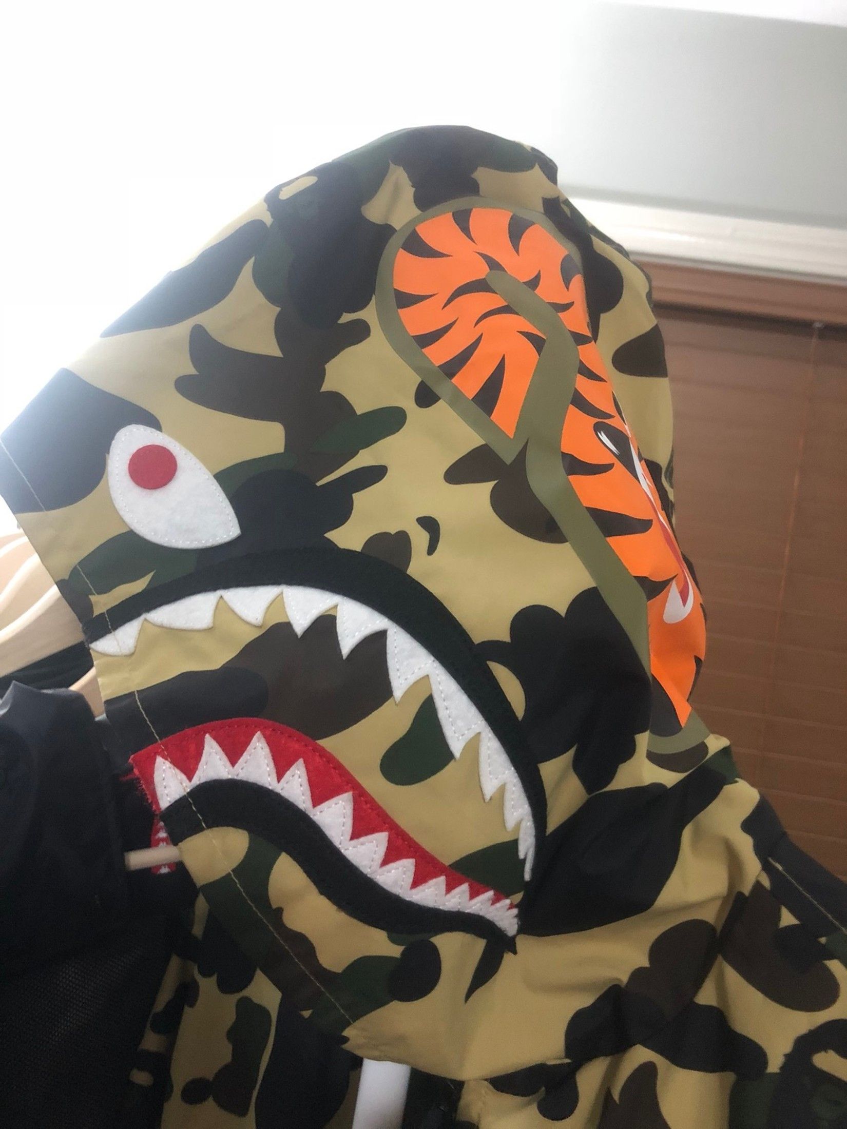 Bape Yellow camo shark jacket Size US XL / EU 56 / 4 - 5 Thumbnail