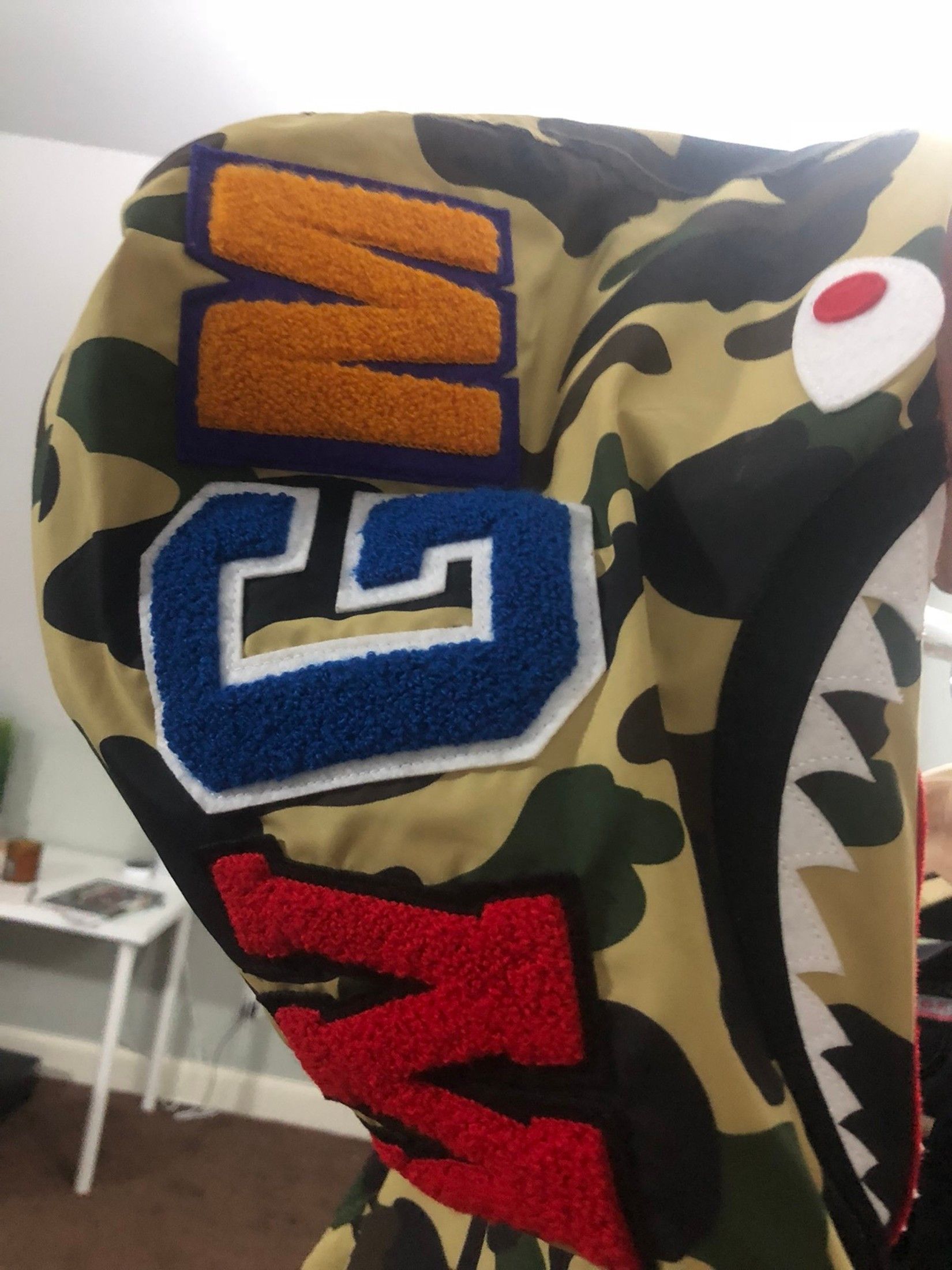 Bape Yellow camo shark jacket Size US XL / EU 56 / 4 - 3 Thumbnail