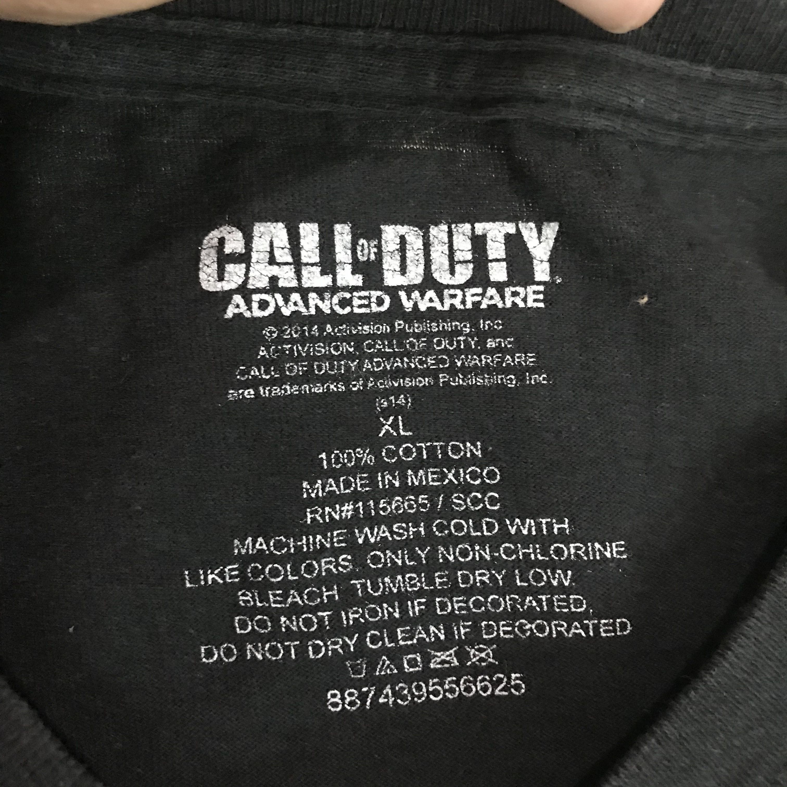 Playstation Call of duty advance warfare Video Game Shirt Xbox360 Size US XL / EU 56 / 4 - 4 Thumbnail