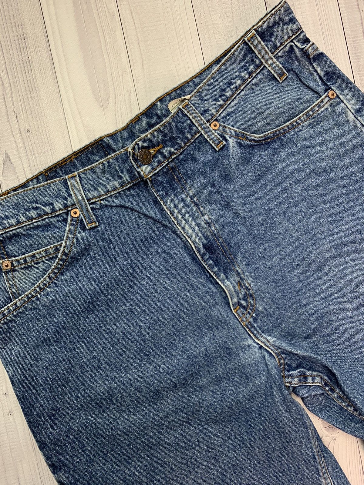 Levi's Vintage denim jeans Levis 550 orange tab W36L32 Size US 36 / EU 52 - 3 Thumbnail
