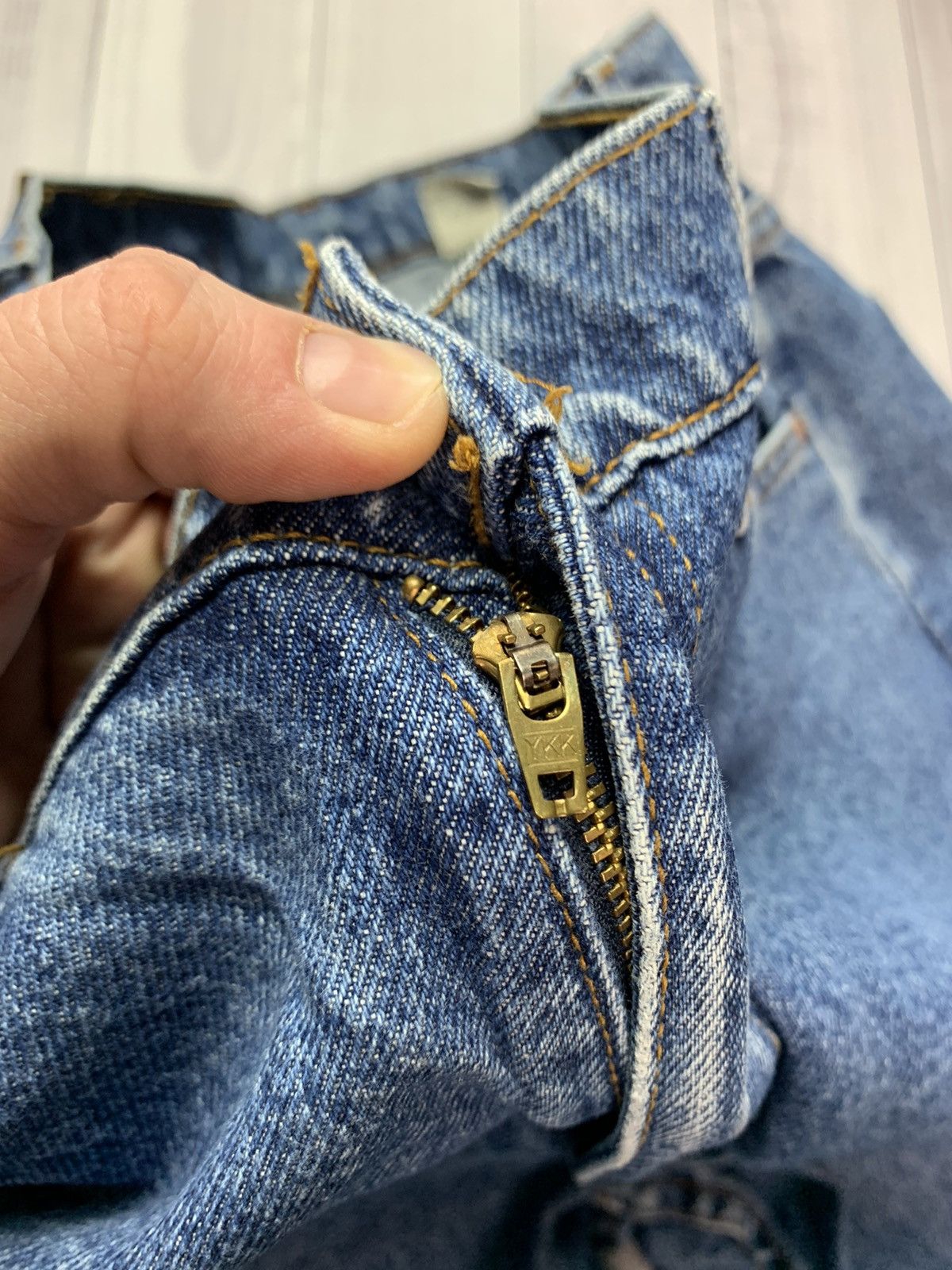 Levi's Vintage denim jeans Levis 550 orange tab W36L32 Size US 36 / EU 52 - 6 Thumbnail