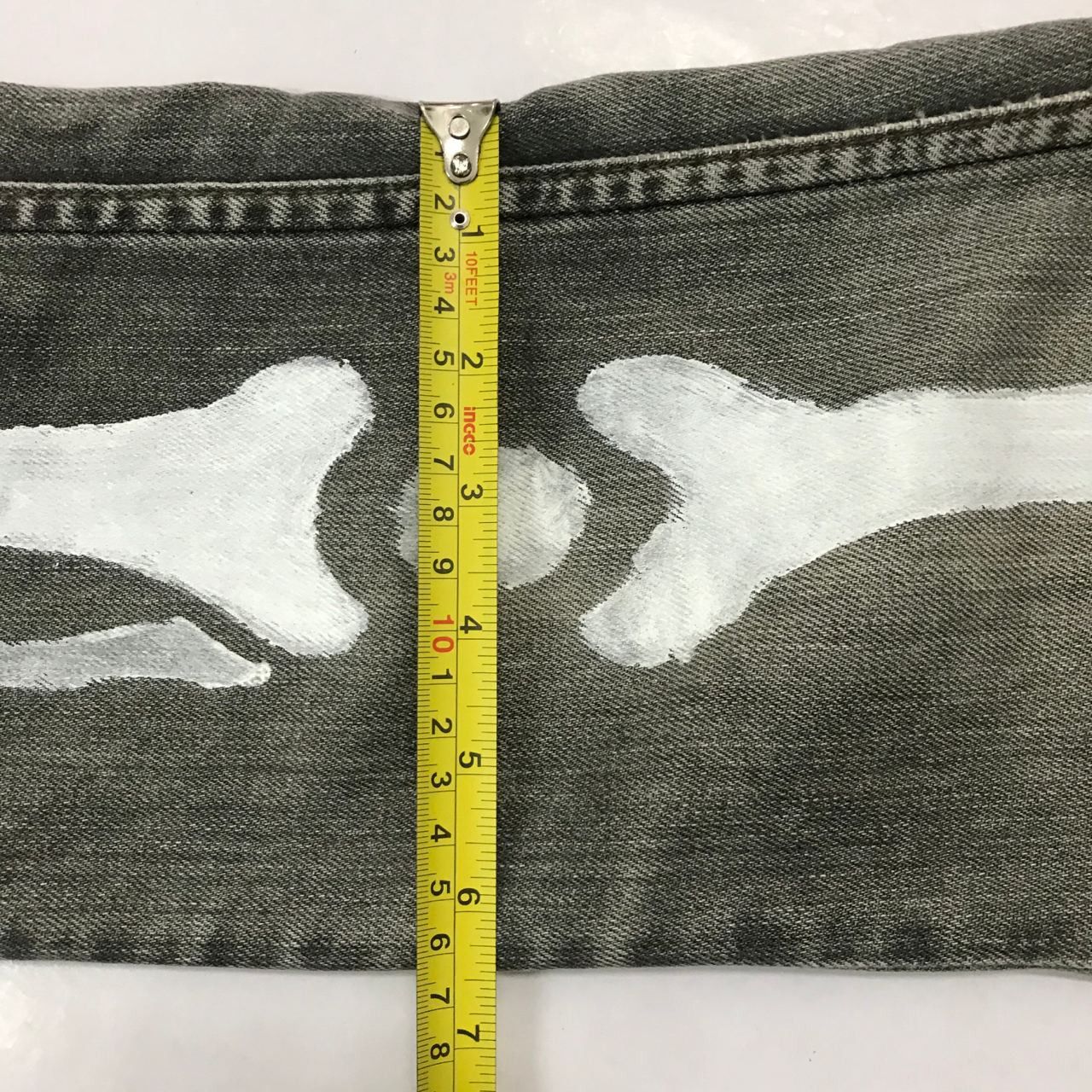 Japanese Brand × Levi's 🔥 Vintage Levi's 502 Art Skeleton Denim Jeans Size US 28 / EU 44 - 12 Thumbnail