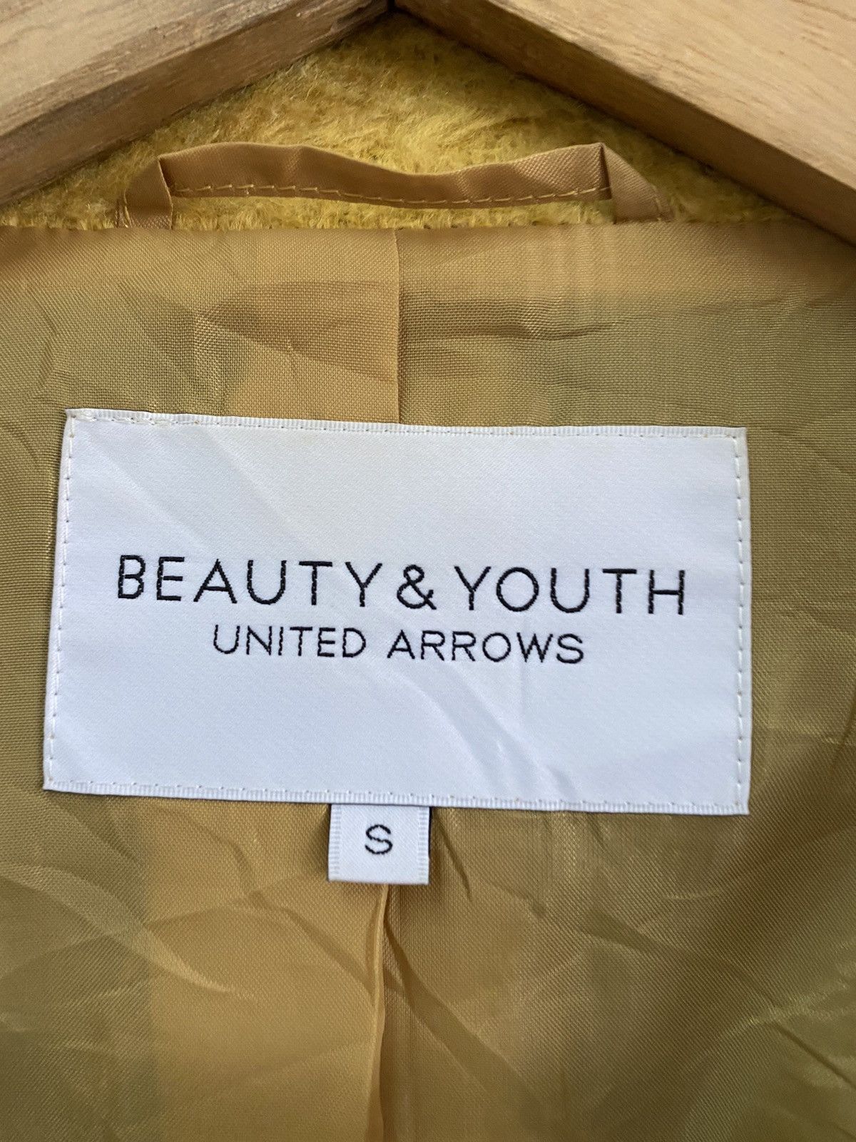 Undercover × United Arrows 🔥Made in Japan United Arrows Yellow Mustard Mink Fur Coat Size US S / EU 44-46 / 1 - 6 Thumbnail