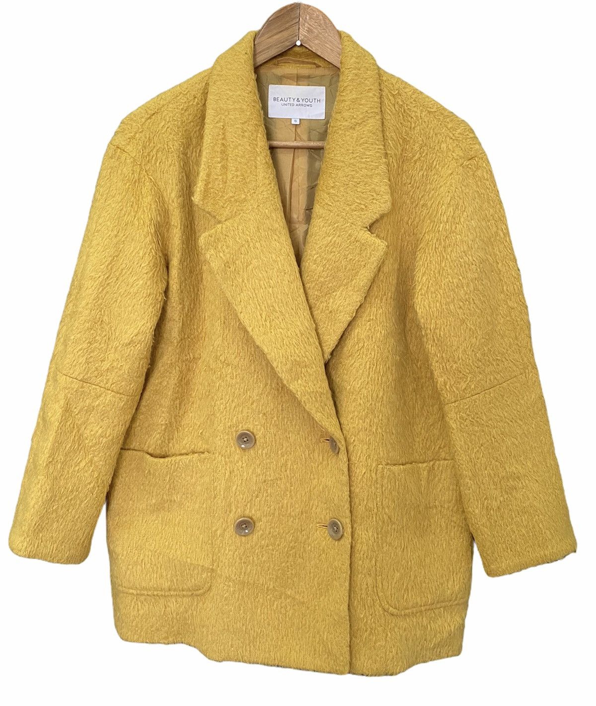 Undercover × United Arrows 🔥Made in Japan United Arrows Yellow Mustard Mink Fur Coat Size US S / EU 44-46 / 1 - 1 Thumbnail