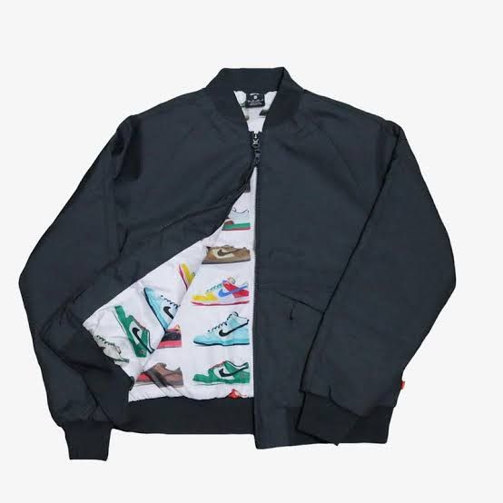Nike Nike Sb Dunk ISO Dark Smoke Grey Reversible Bomber Jacket 