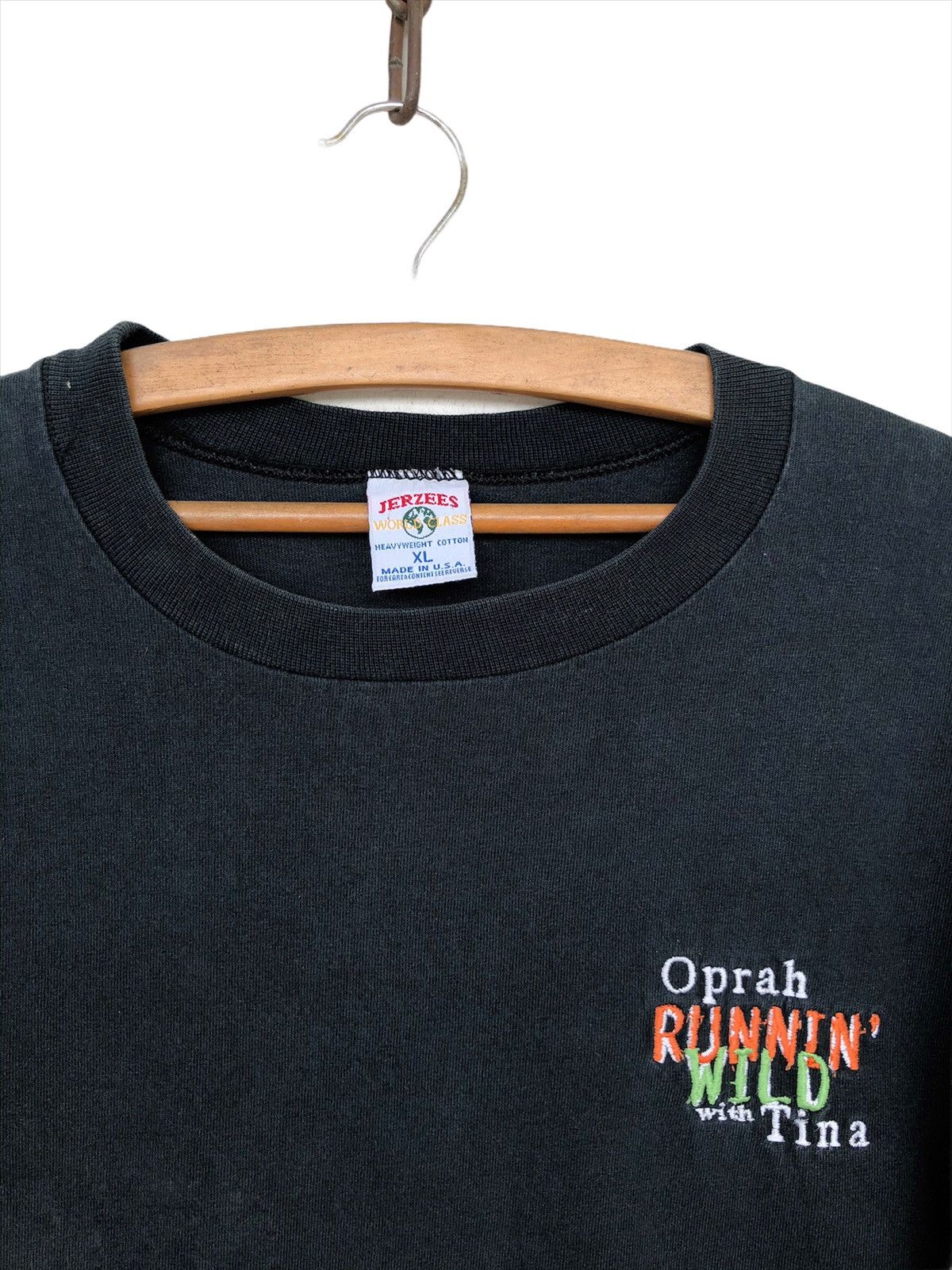 Vintage Y2K Oprah Show Running Wild w Tina Crew O/S Shirt Size US XL / EU 56 / 4 - 4 Thumbnail